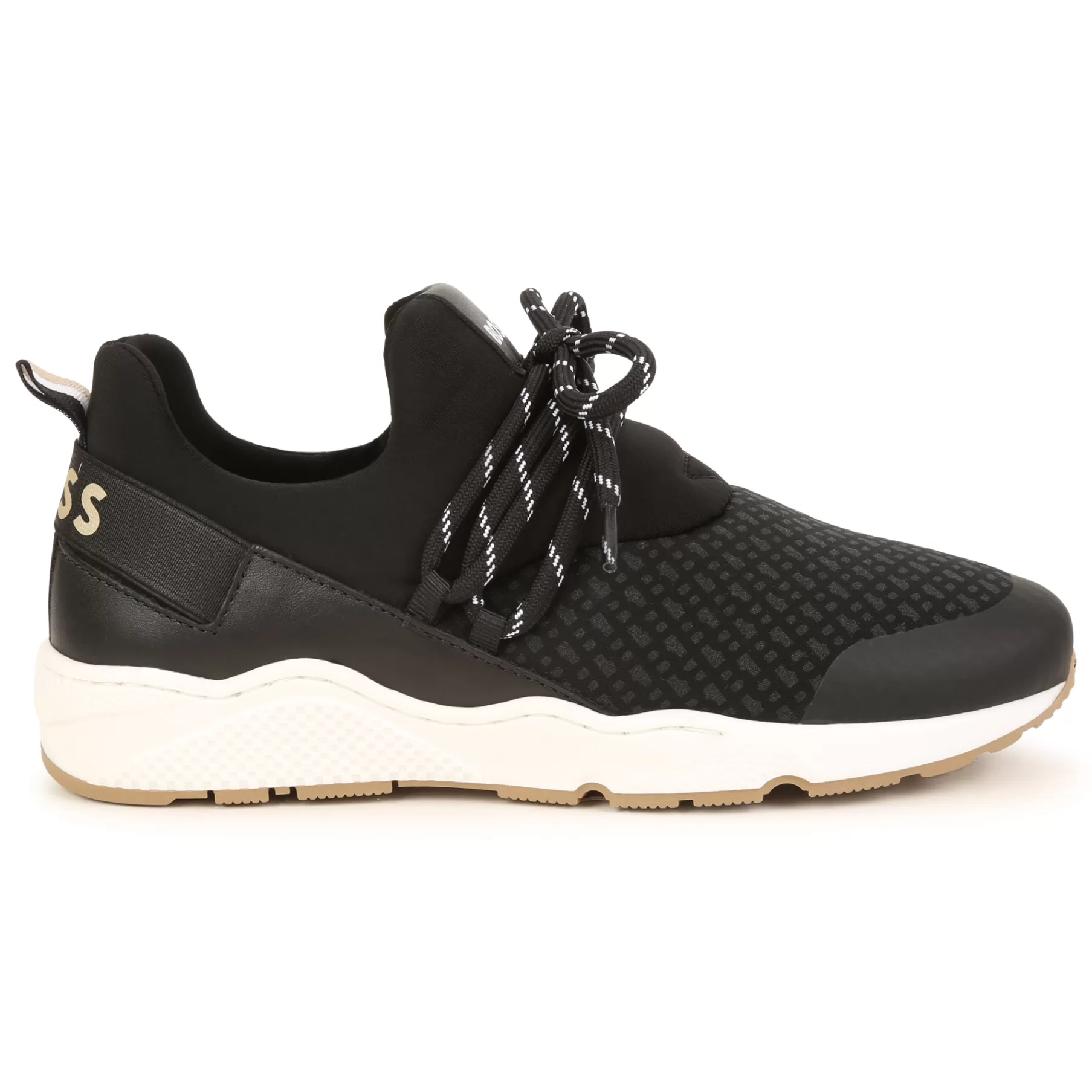 Garçon BOSS Baskets A Lacets Avec Cuir