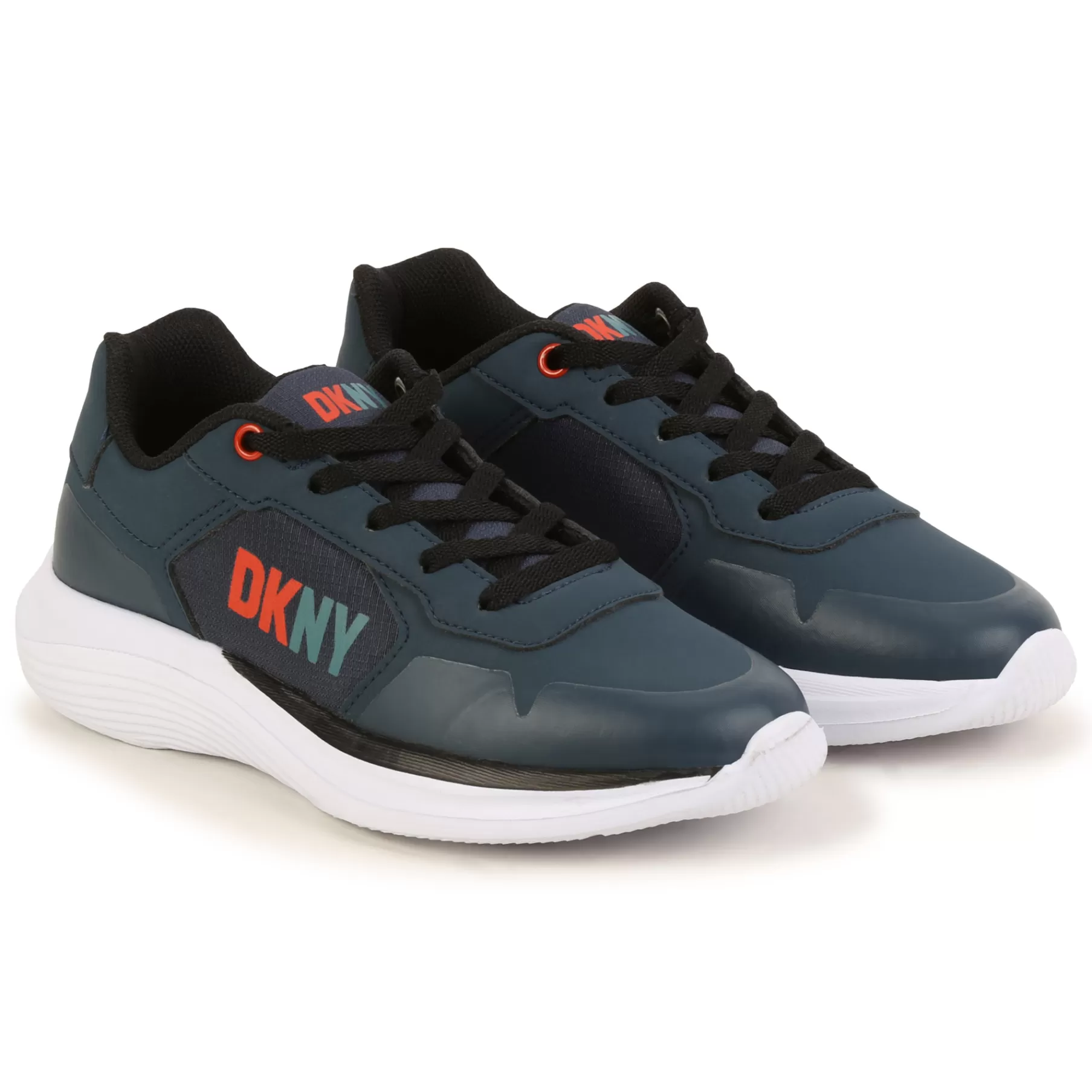 Garçon DKNY Baskets A Lacets Avec Logo