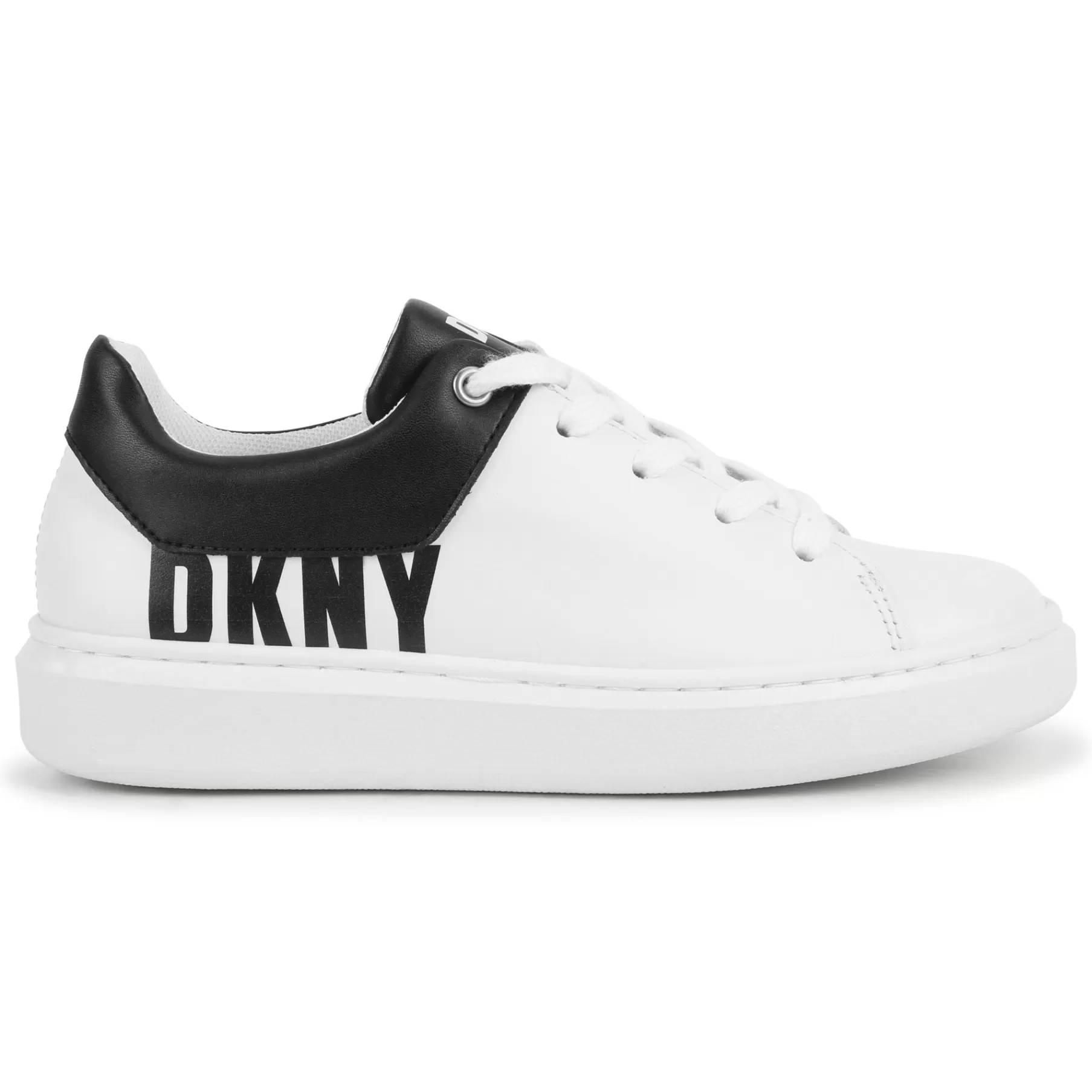 Garçon DKNY Baskets A Lacets En Cuir