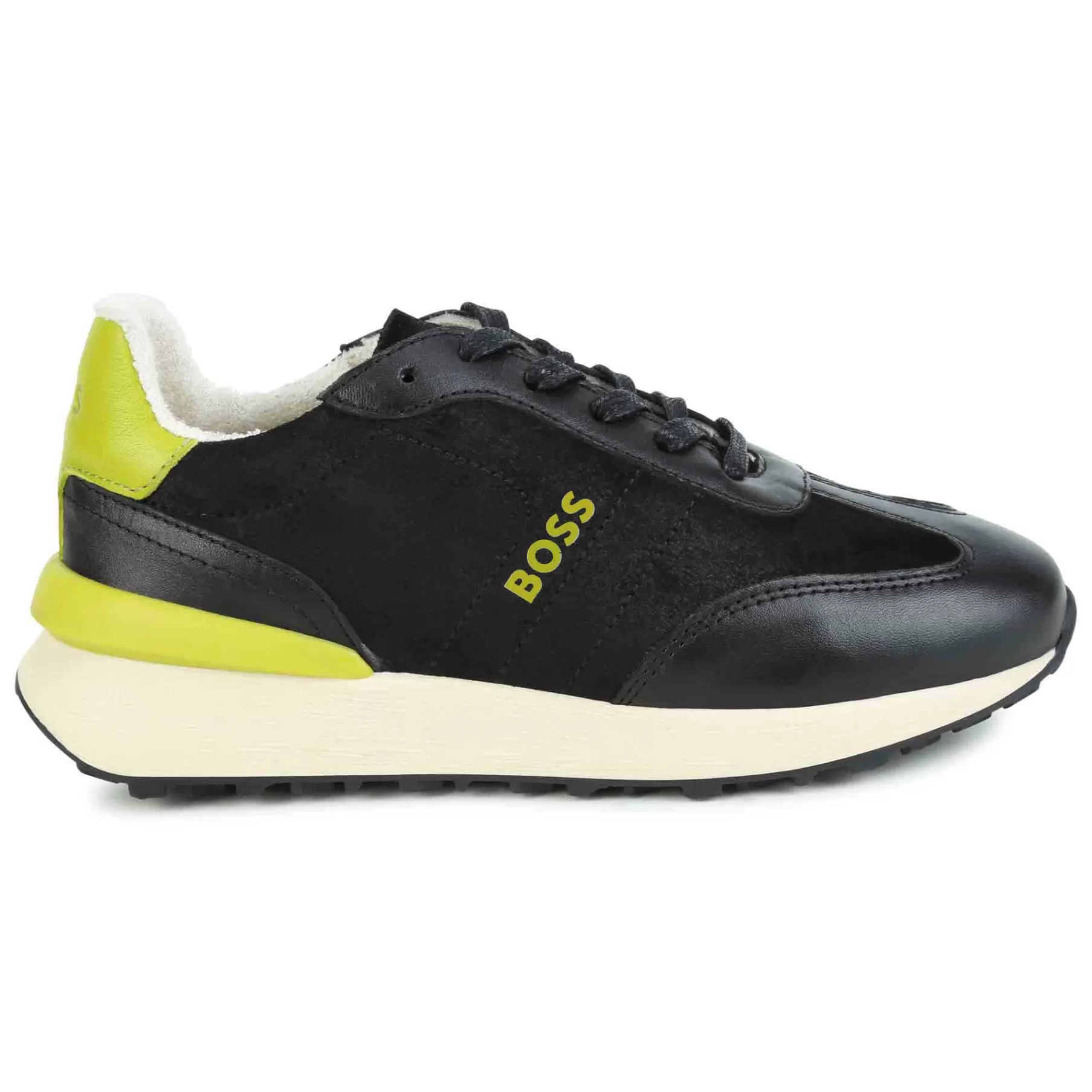 Garçon BOSS Baskets A Lacets En Cuir
