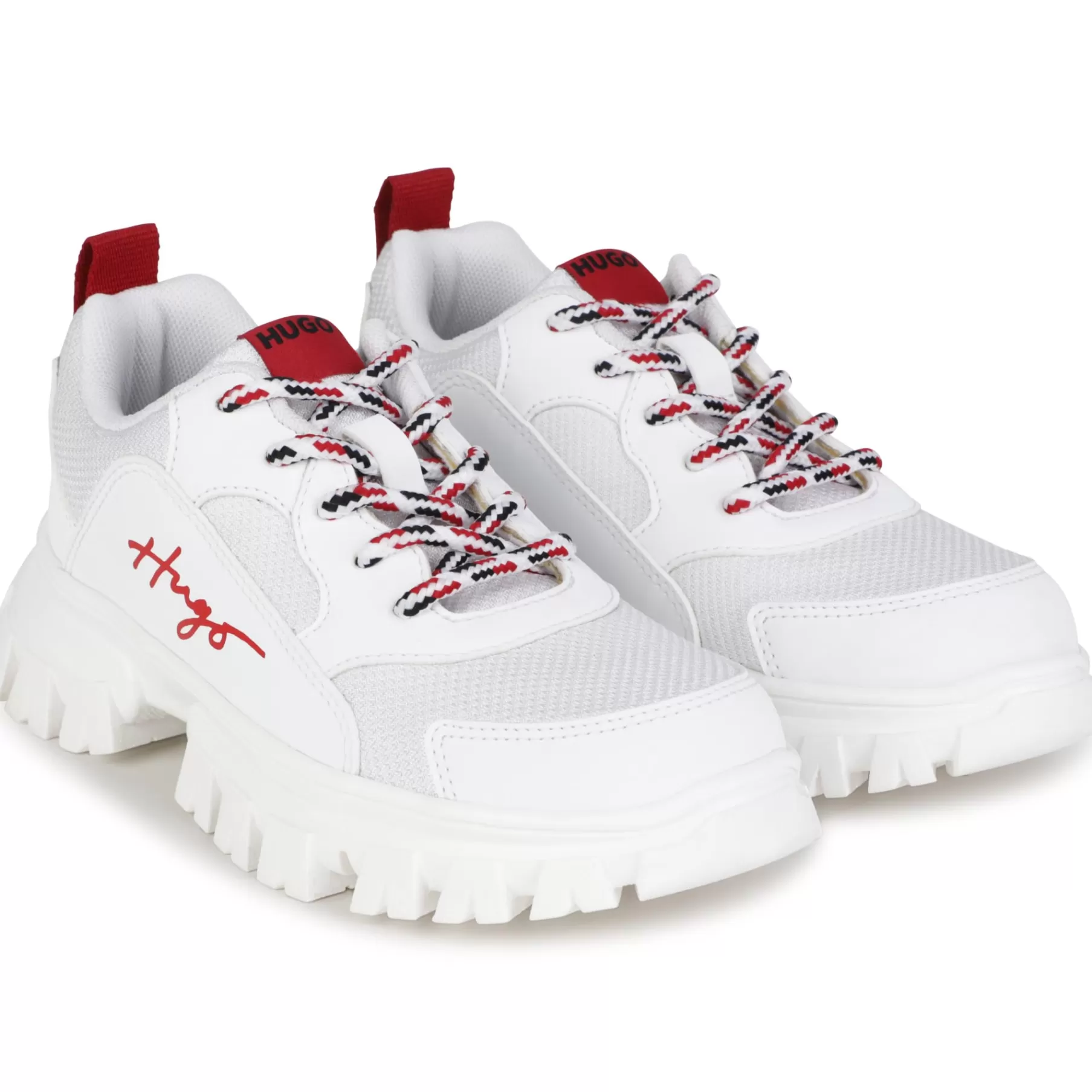 Fille HUGO Baskets A Lacets Fantaisie