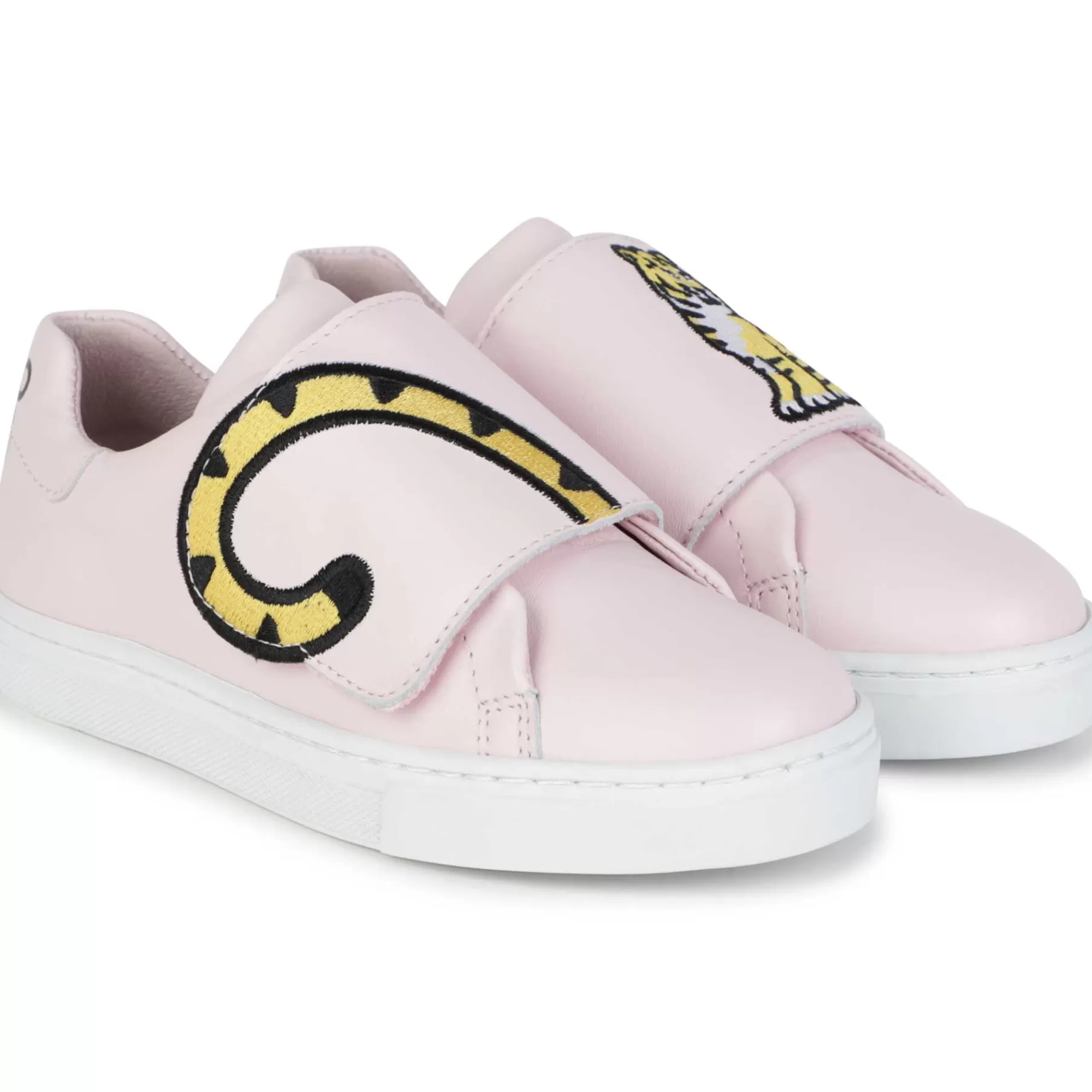 Fille KENZO KIDS Baskets A Scratch En Cuir
