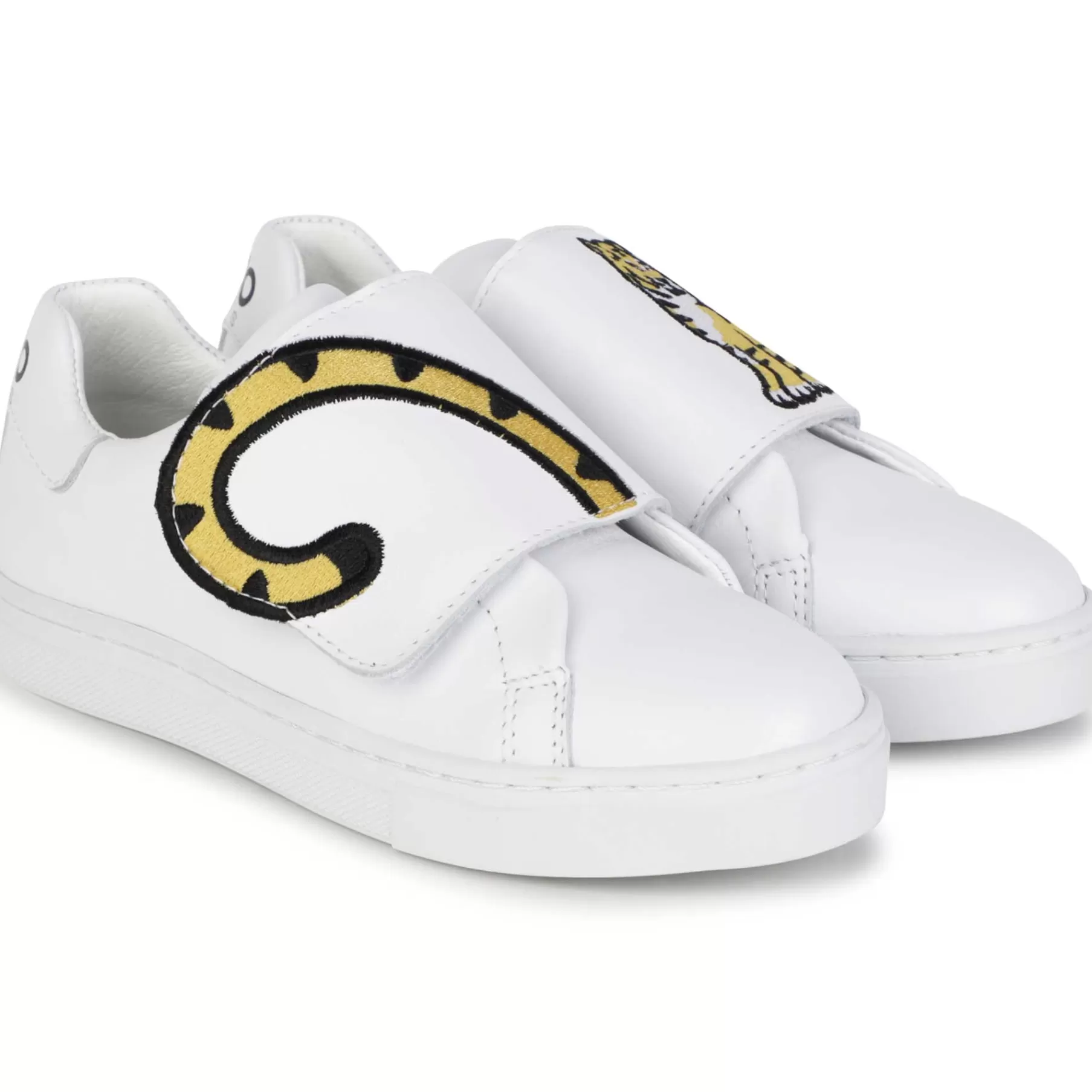 Garçon KENZO KIDS Baskets A Scratch En Cuir