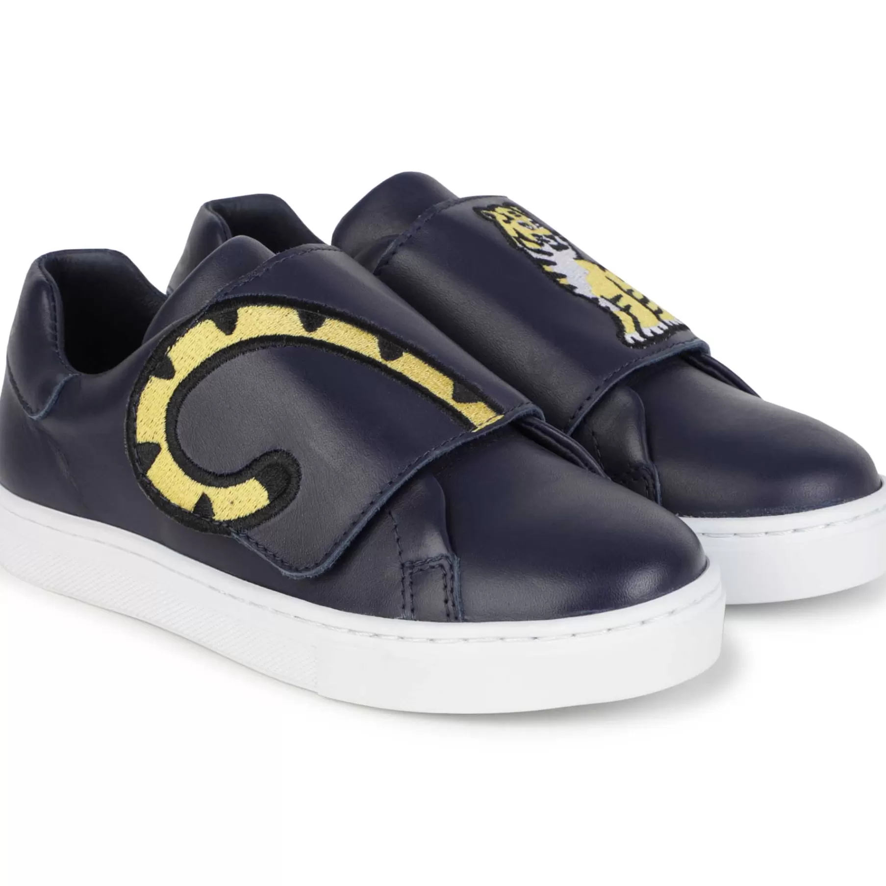 Garçon KENZO KIDS Baskets A Scratch En Cuir