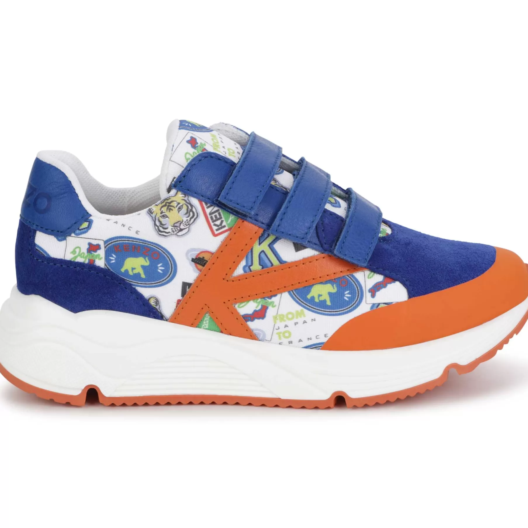 Garçon KENZO KIDS Baskets A Scratchs En Cuir