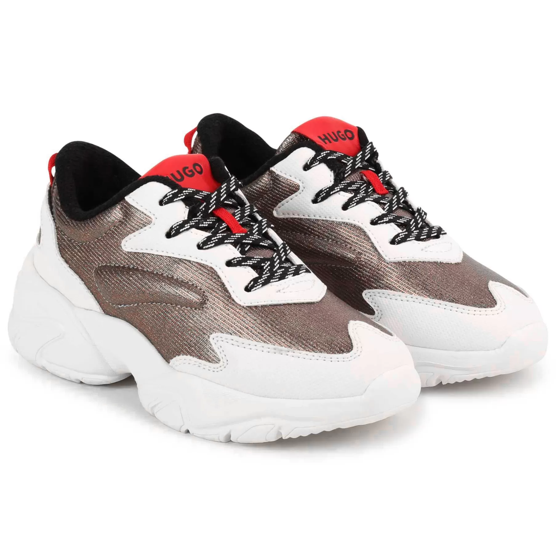 Fille HUGO Baskets Avec Lacets Bicolores