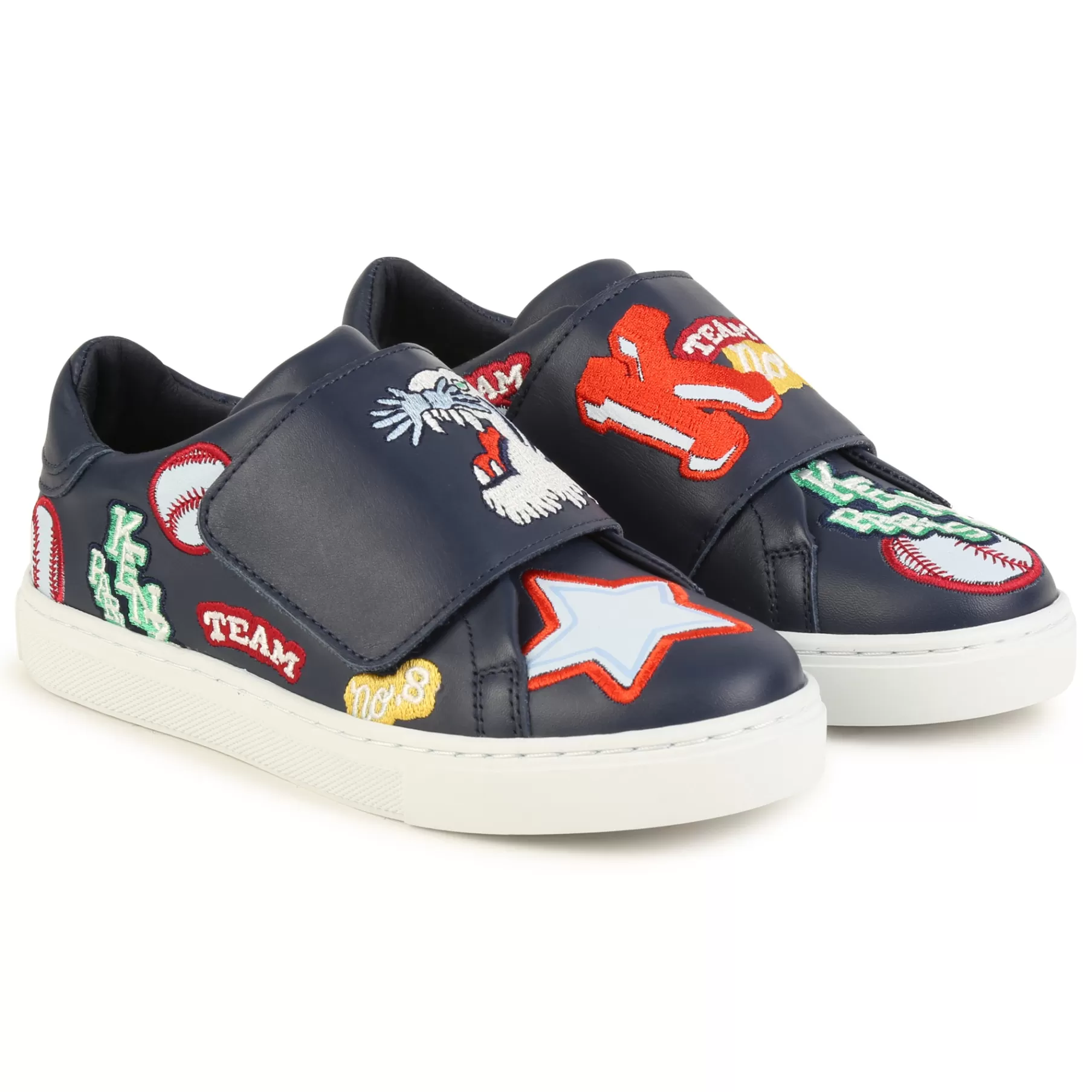 Fille KENZO KIDS Baskets Brodees A Scratchs