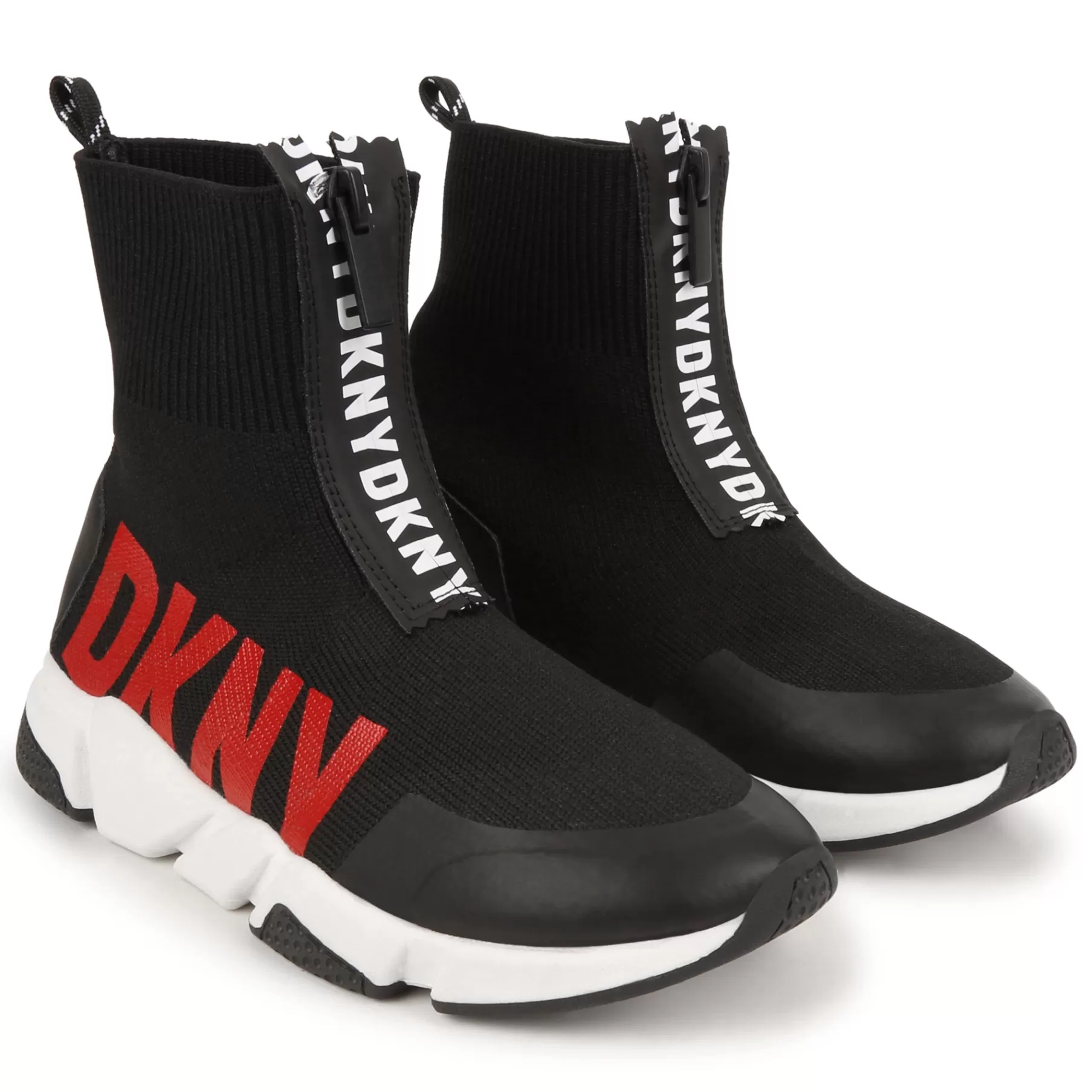 Garçon DKNY Baskets Chaussettes Zippees