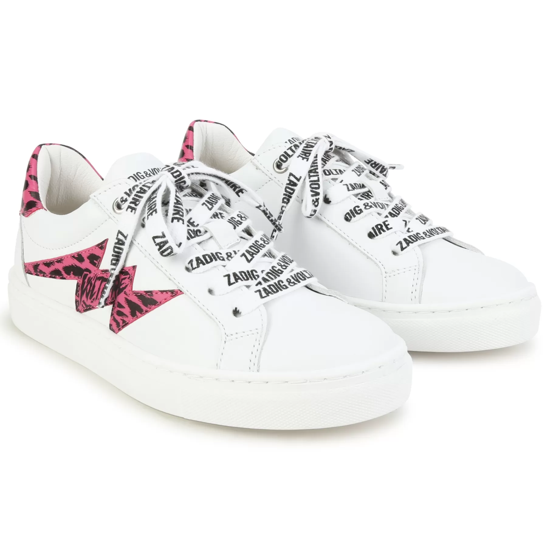 Fille ZADIG & VOLTAIRE Baskets En Cuir A Lacets