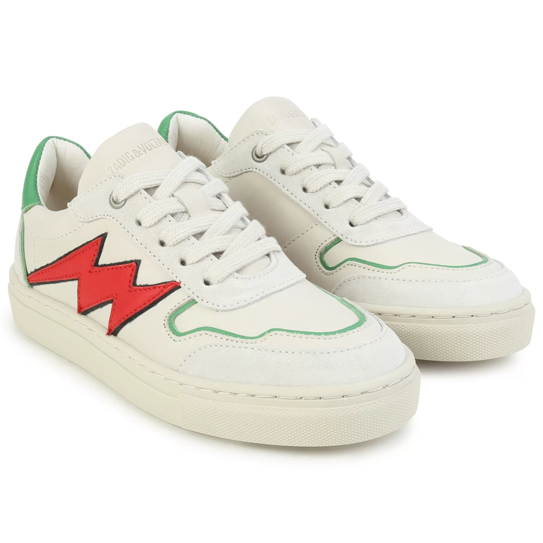 Garçon ZADIG & VOLTAIRE Baskets En Cuir A Lacets