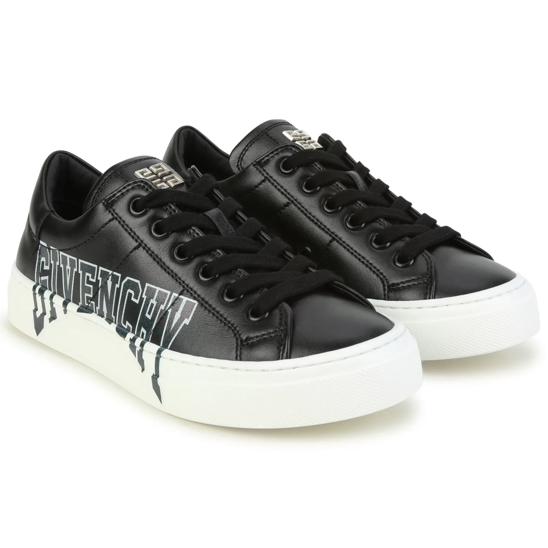 Garçon GIVENCHY Baskets En Cuir A Lacets
