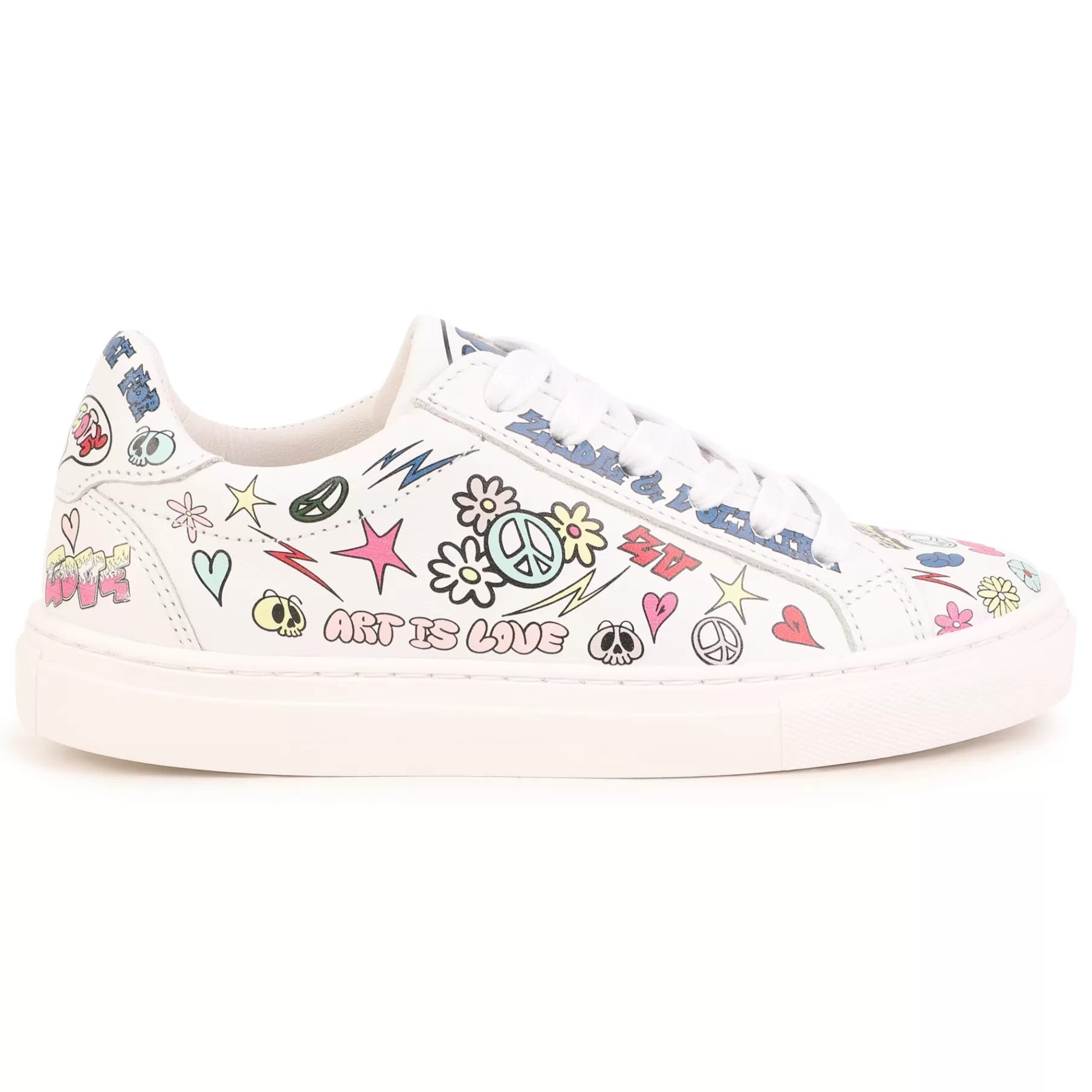 Fille ZADIG & VOLTAIRE Baskets En Cuir A Lacets