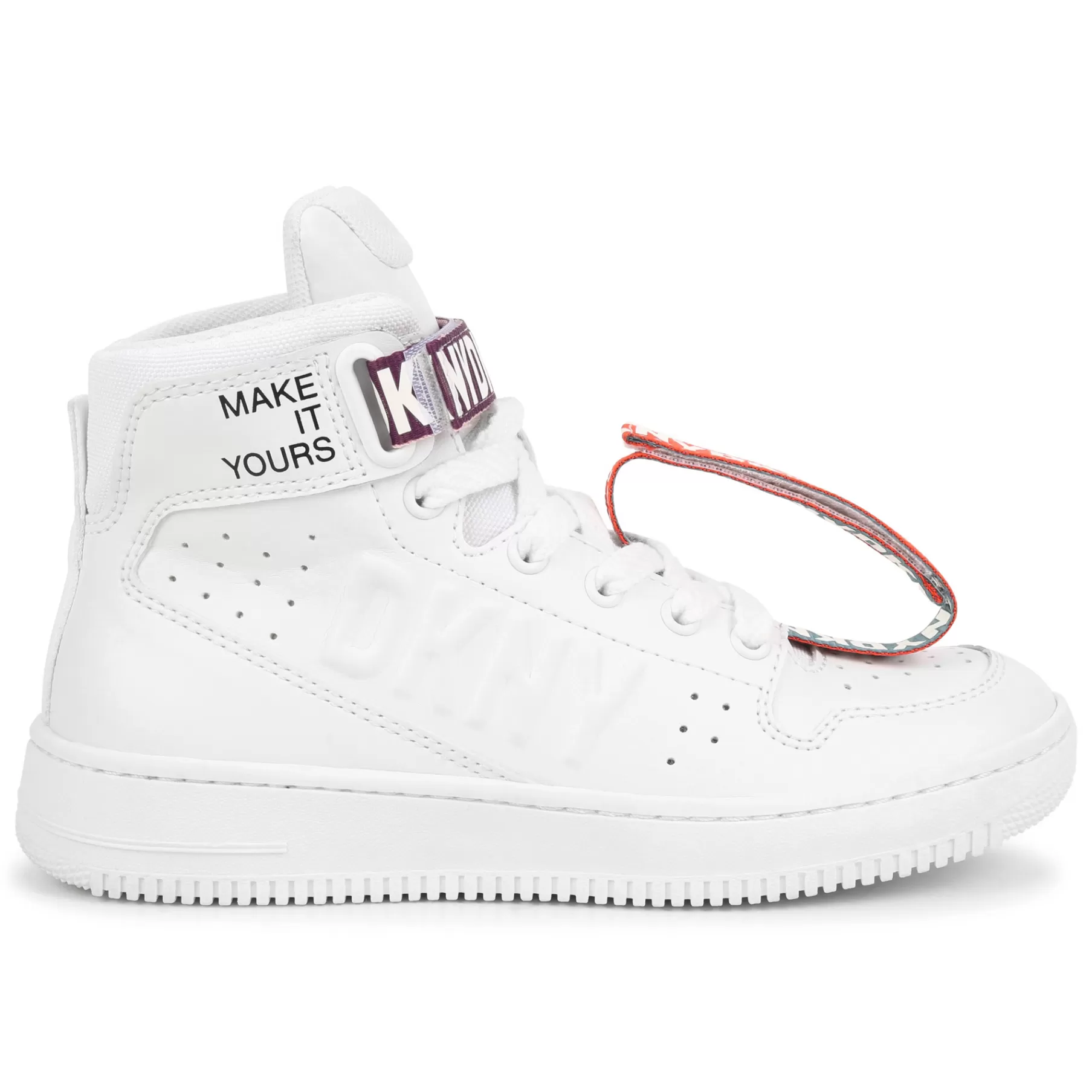 Garçon DKNY Baskets En Cuir A Lacets