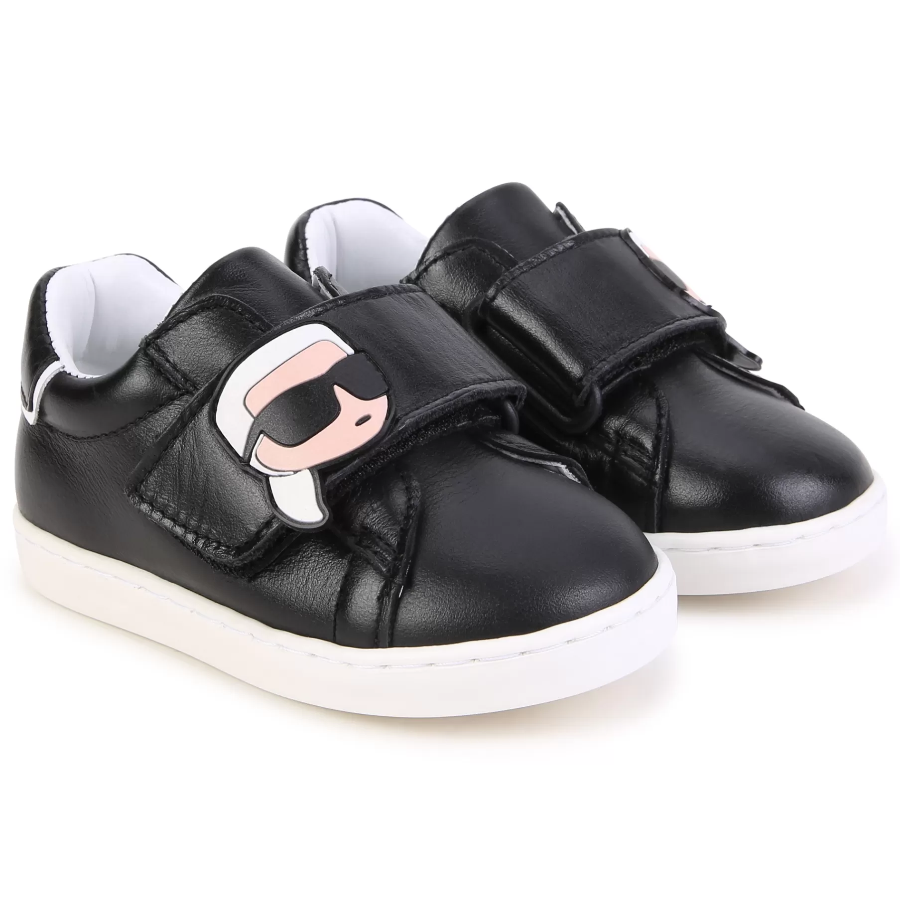 Garçon KARL LAGERFELD KIDS Baskets En Cuir A Scratch