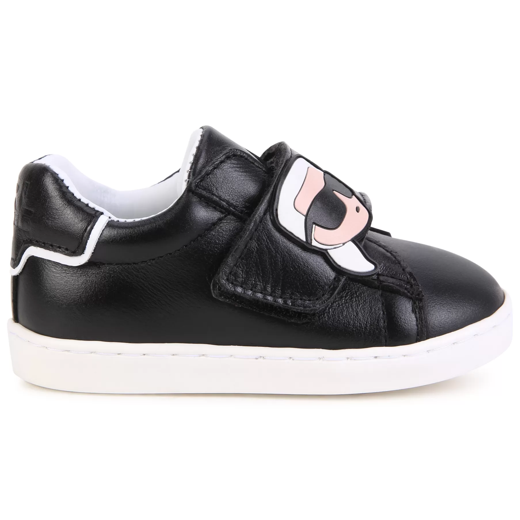 Garçon KARL LAGERFELD KIDS Baskets En Cuir A Scratch