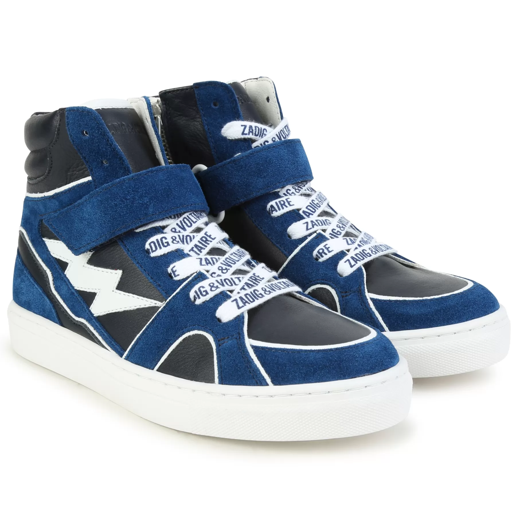 Garçon ZADIG & VOLTAIRE Baskets En Cuir A Scratchs