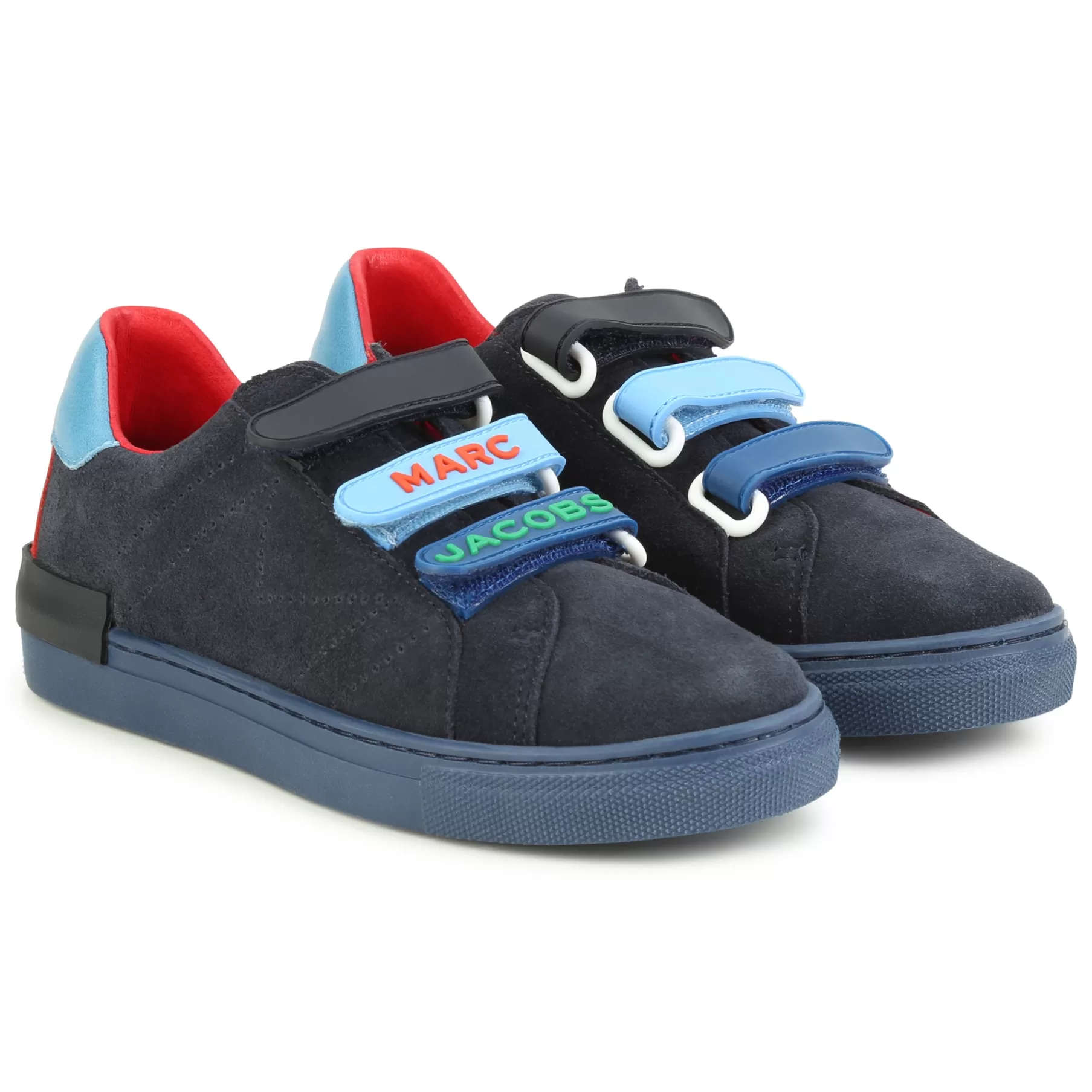 Garçon MARC JACOBS Baskets En Cuir Avec Scratchs