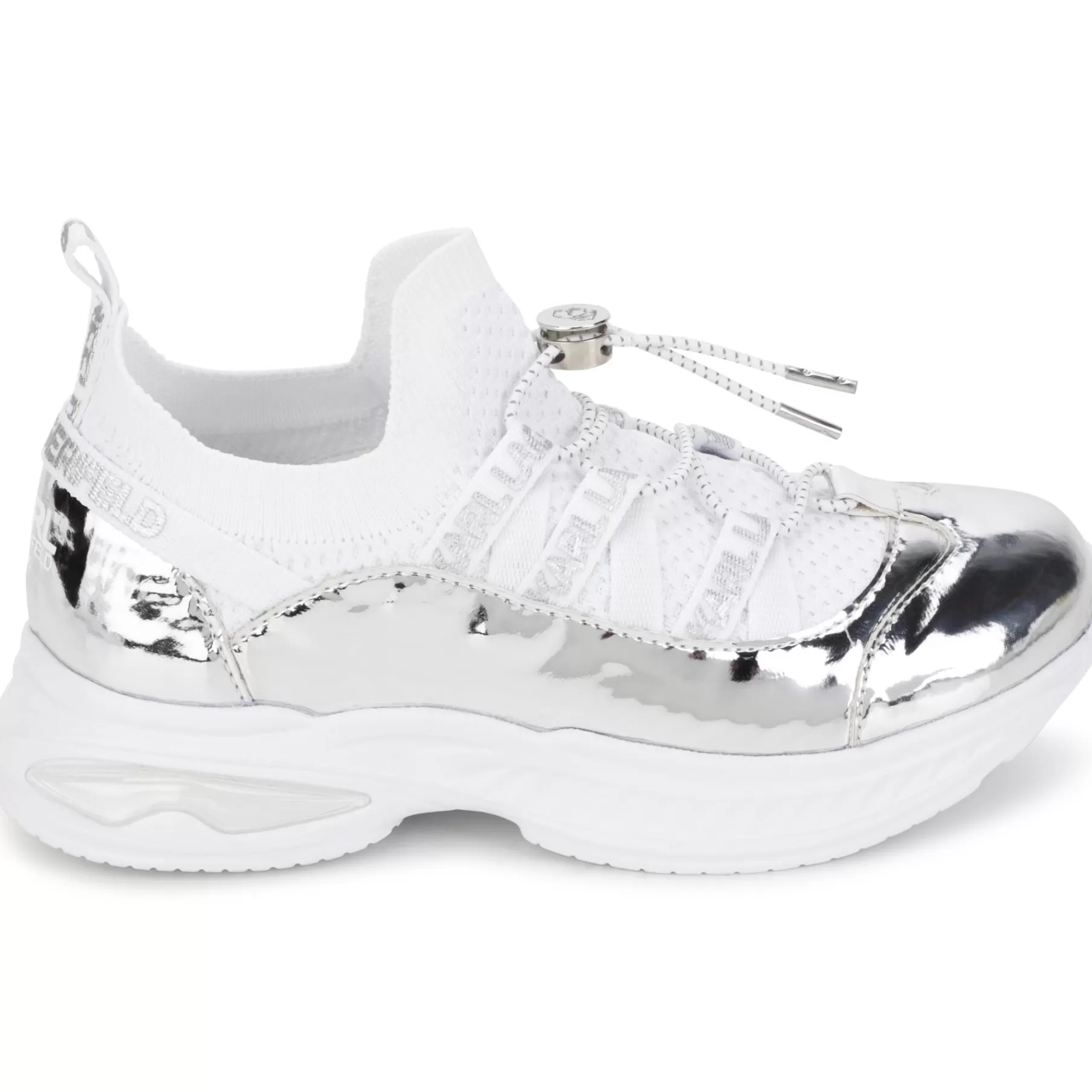 Fille KARL LAGERFELD KIDS Baskets Lacees Avec Bloqueurs
