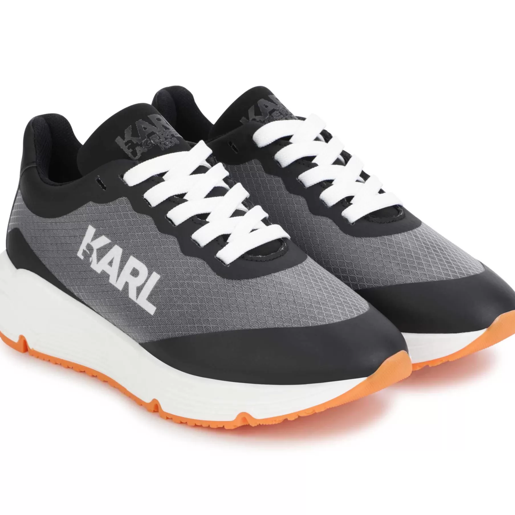 Fille KARL LAGERFELD KIDS Baskets Lacees Bimatieres