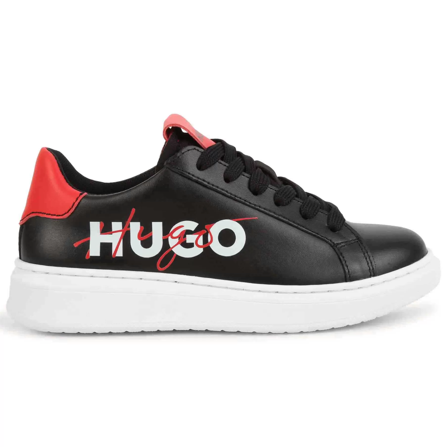 Garçon HUGO Baskets Lacees En Cuir