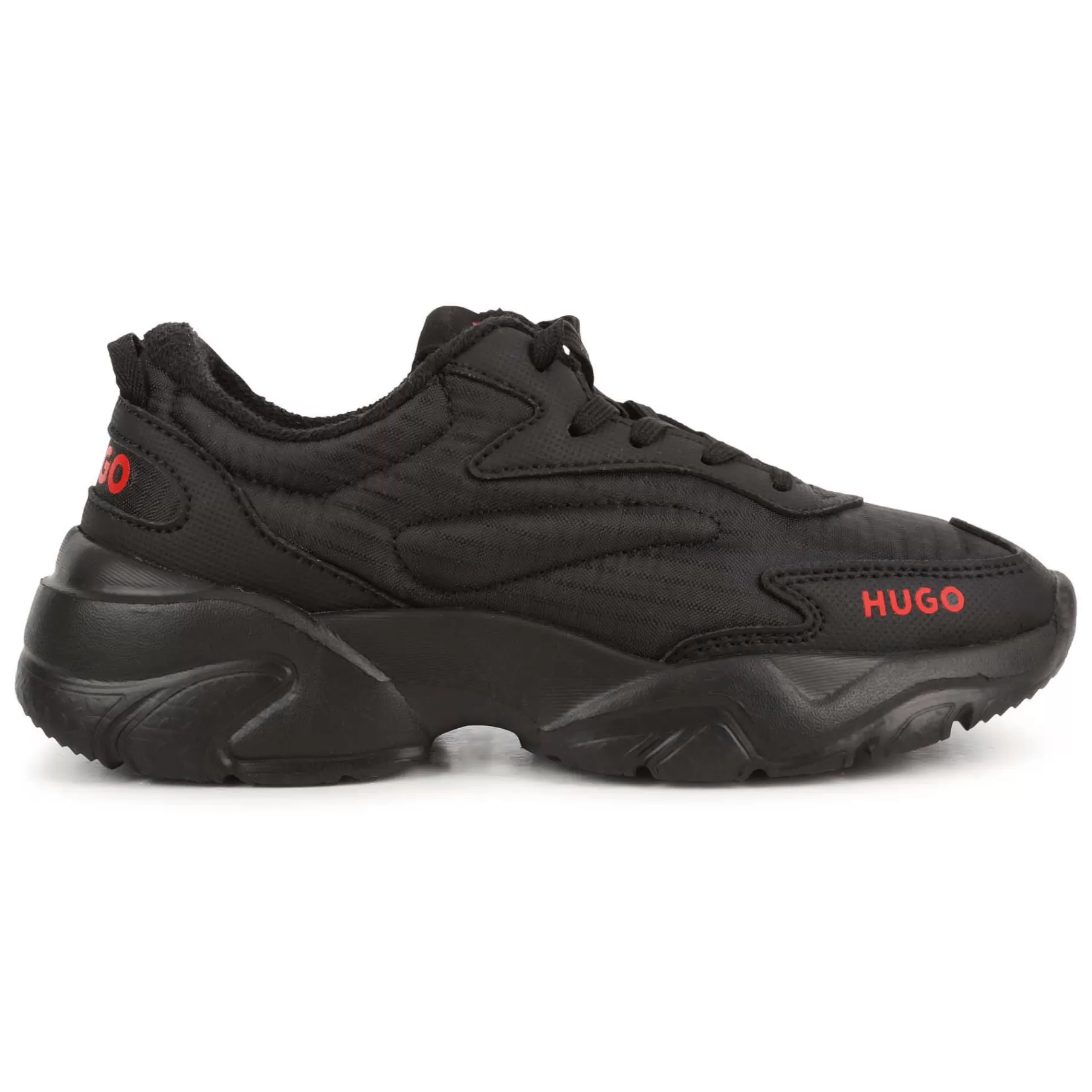 Garçon HUGO Baskets Lacees En Toile