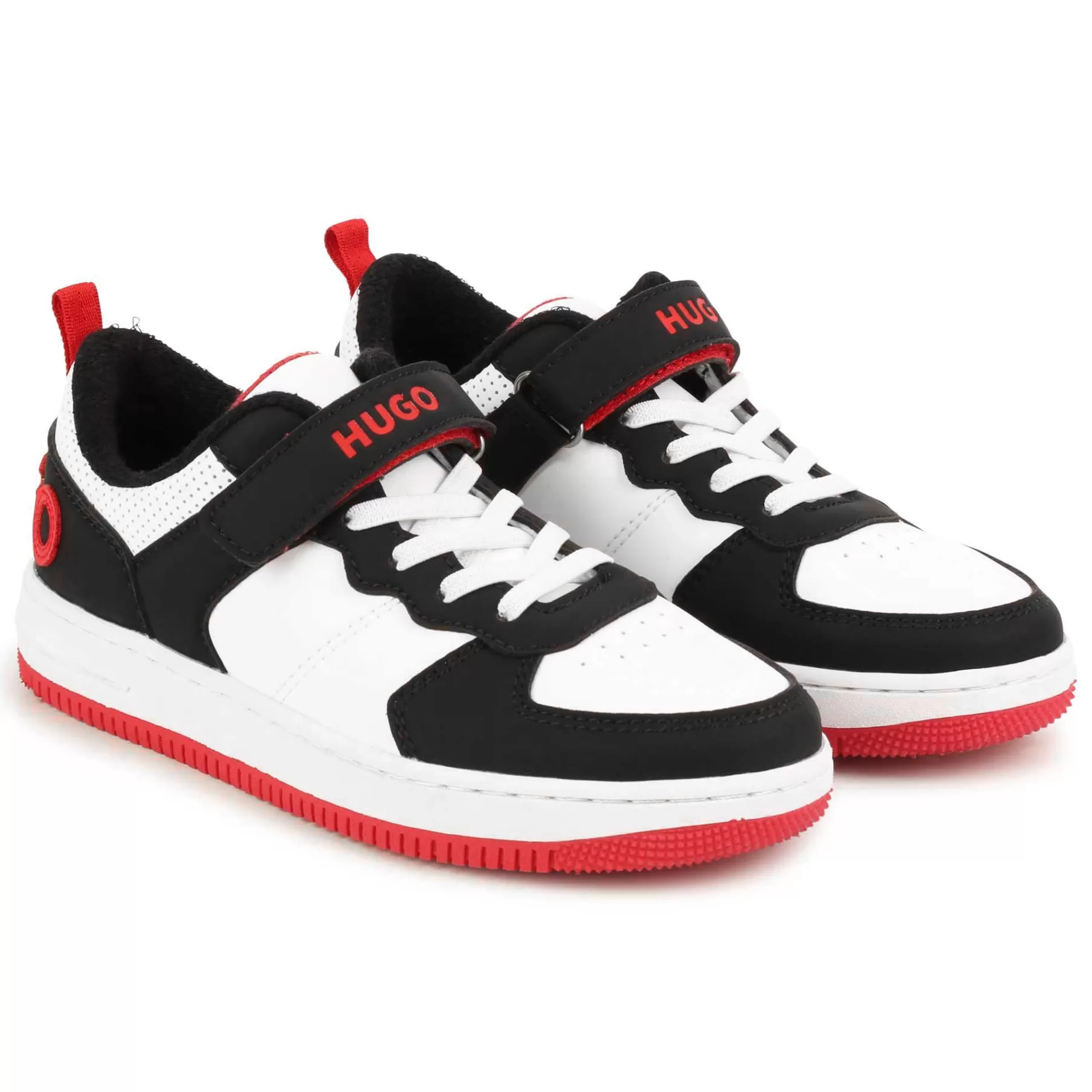 Garçon HUGO Baskets Lacees Et Scratchees