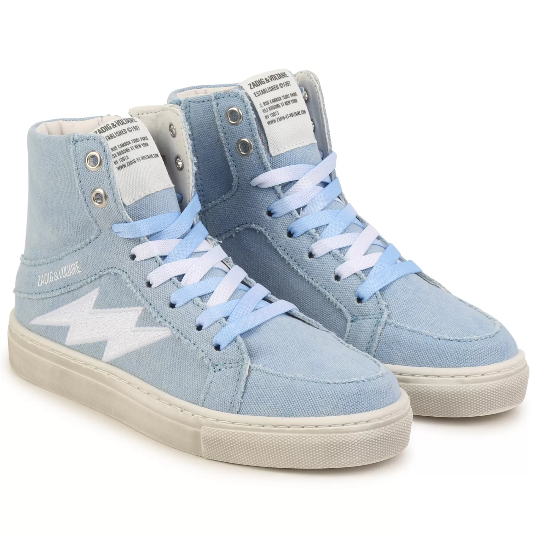Garçon ZADIG & VOLTAIRE Baskets Lacees Et Zippees