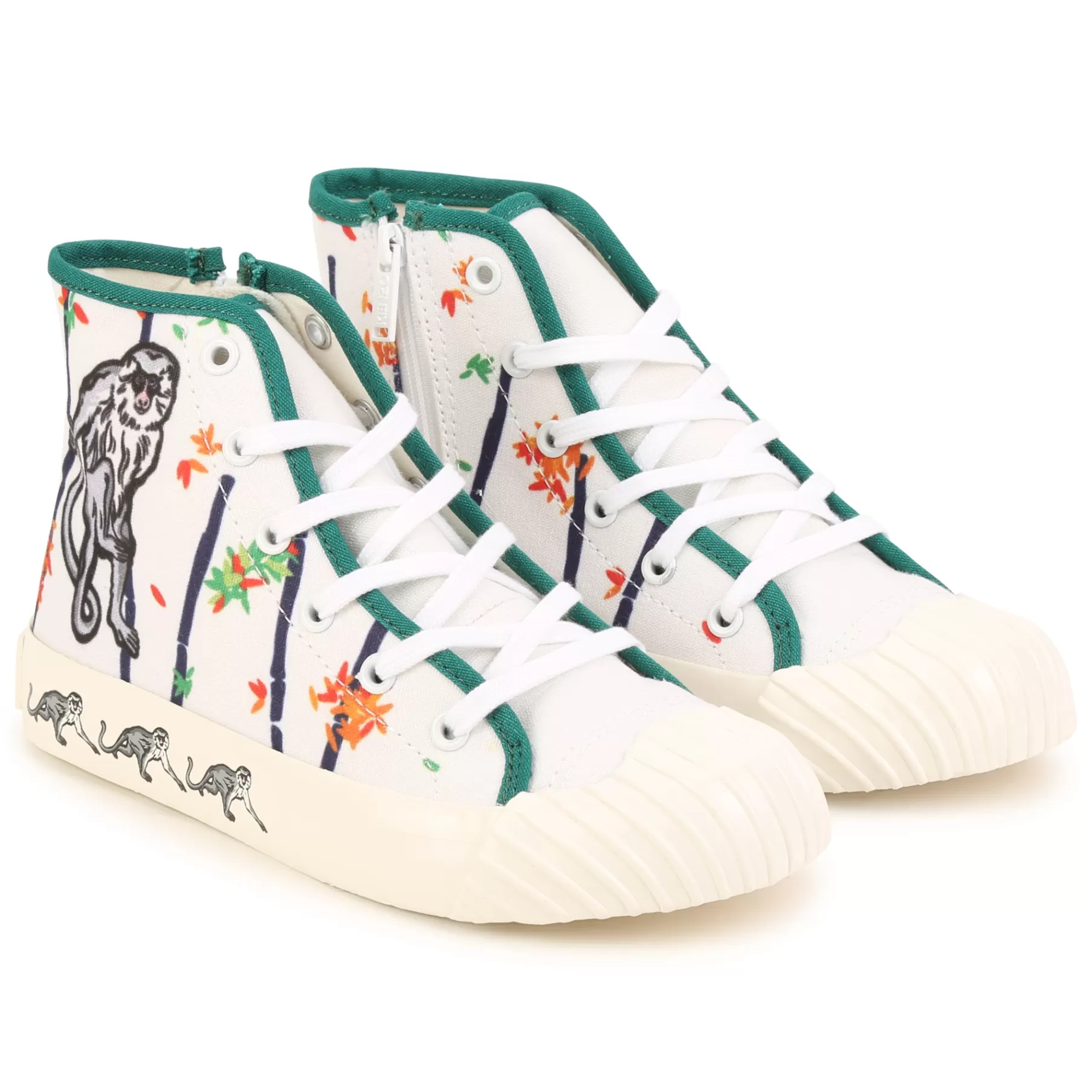 Garçon KENZO KIDS Baskets Lacees Et Zippees