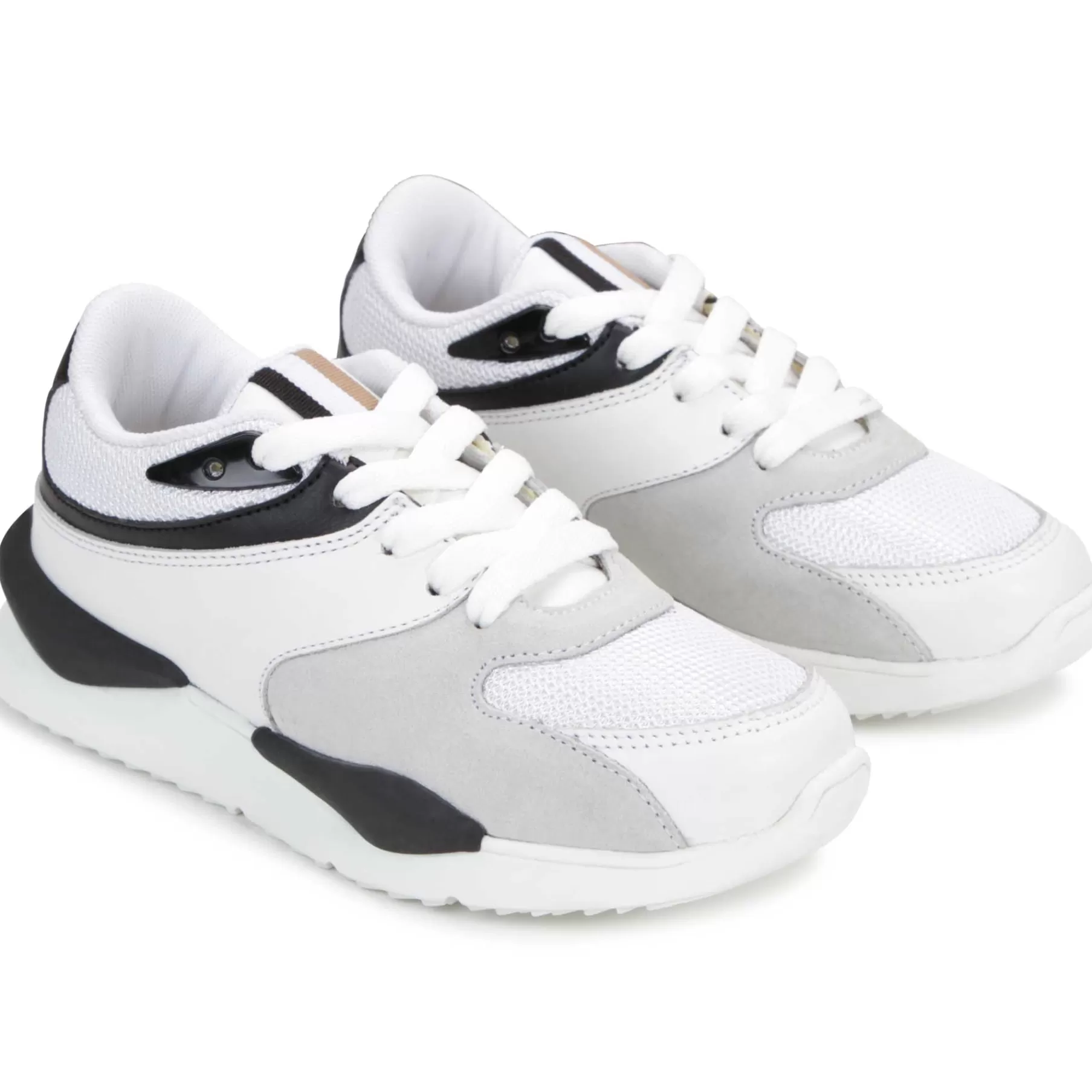 Garçon BOSS Baskets Lacees Multi-Matieres