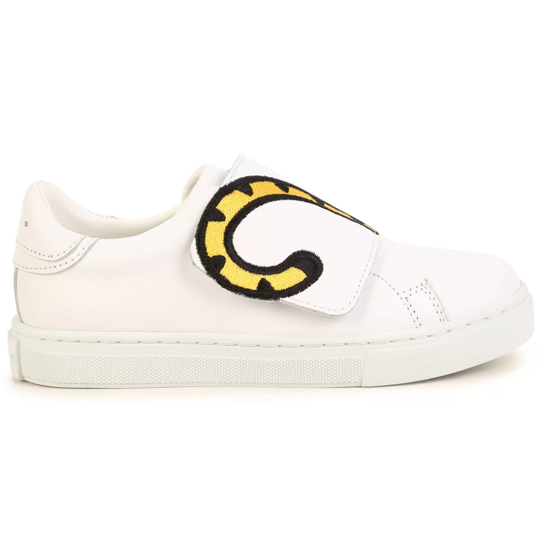 Fille KENZO KIDS Baskets Scratchees Cuir Brode