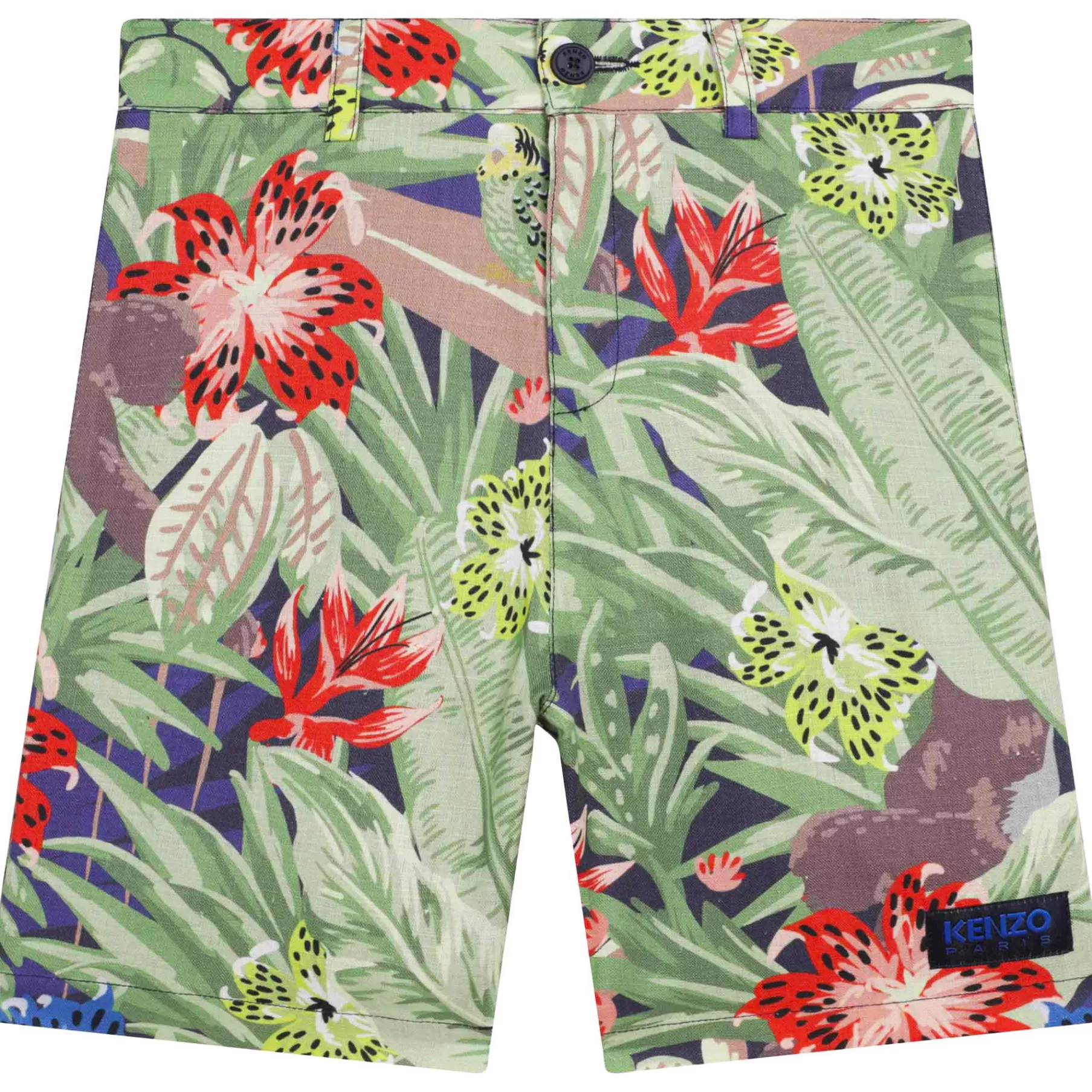 Garçon KENZO KIDS Bermuda En Lin Imprime