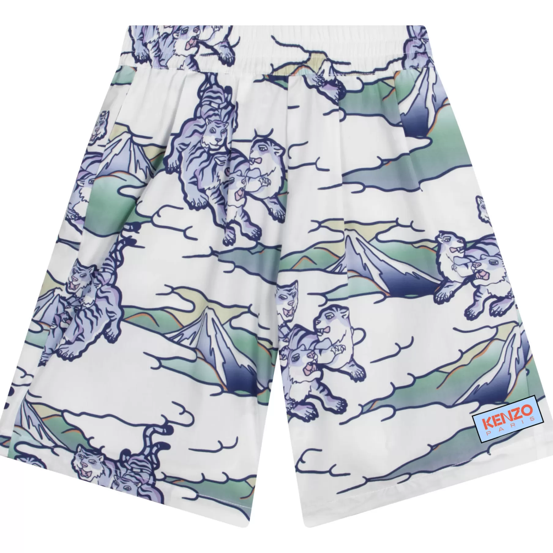 Garçon KENZO KIDS Bermuda En Popeline De Coton