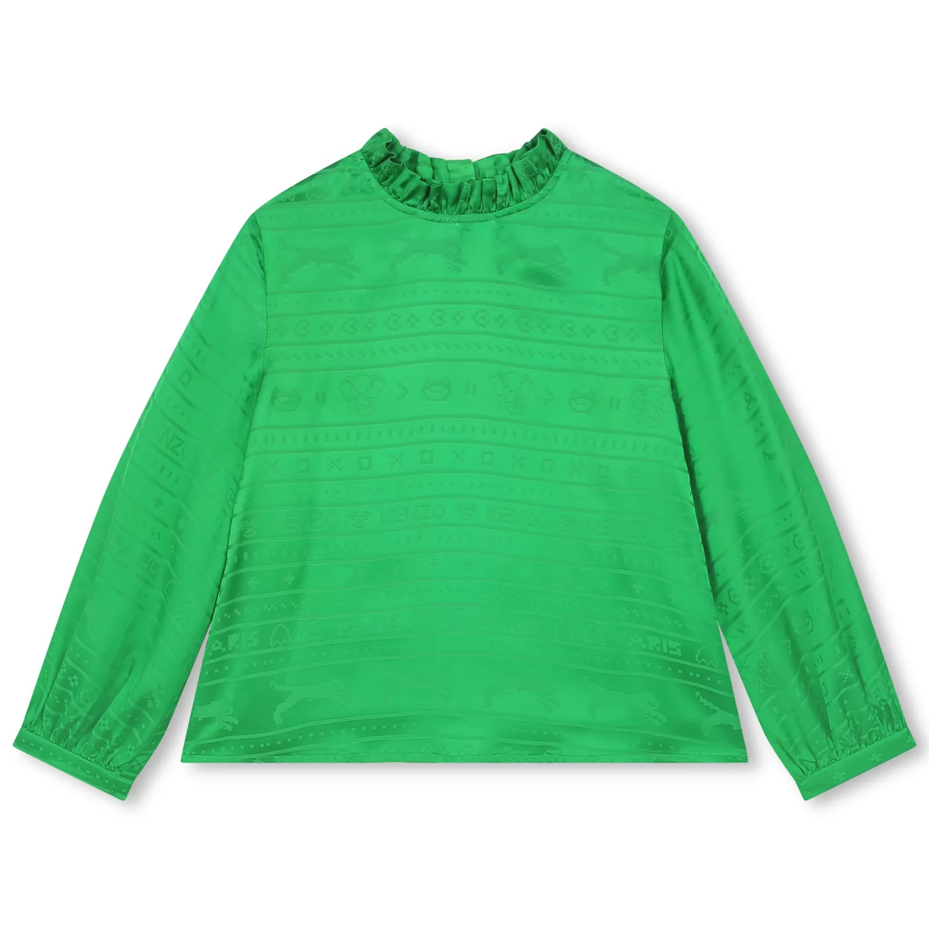 Fille KENZO KIDS Blouse A Motifs Tisses