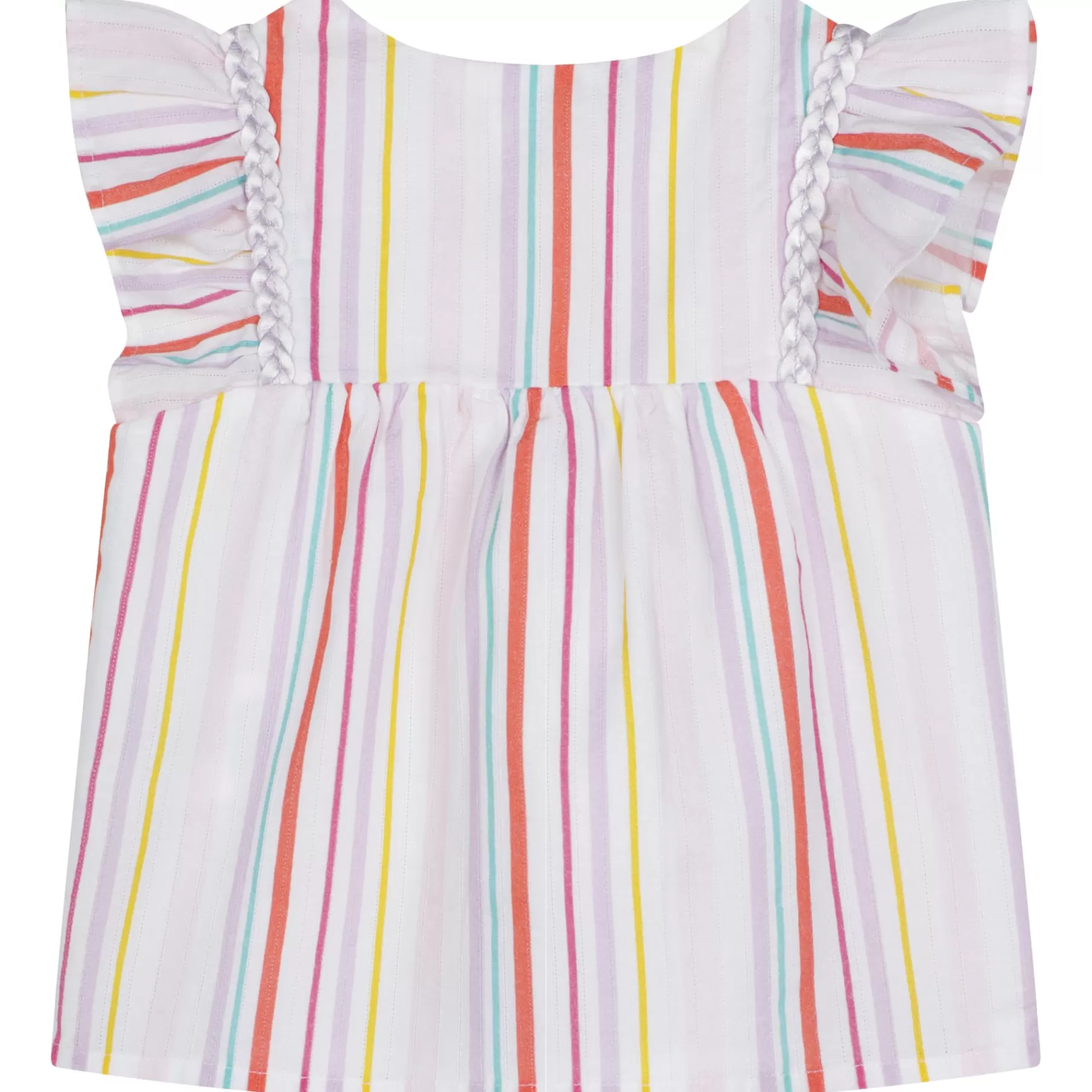 Fille CARREMENT BEAU Blouse En Coton Raye