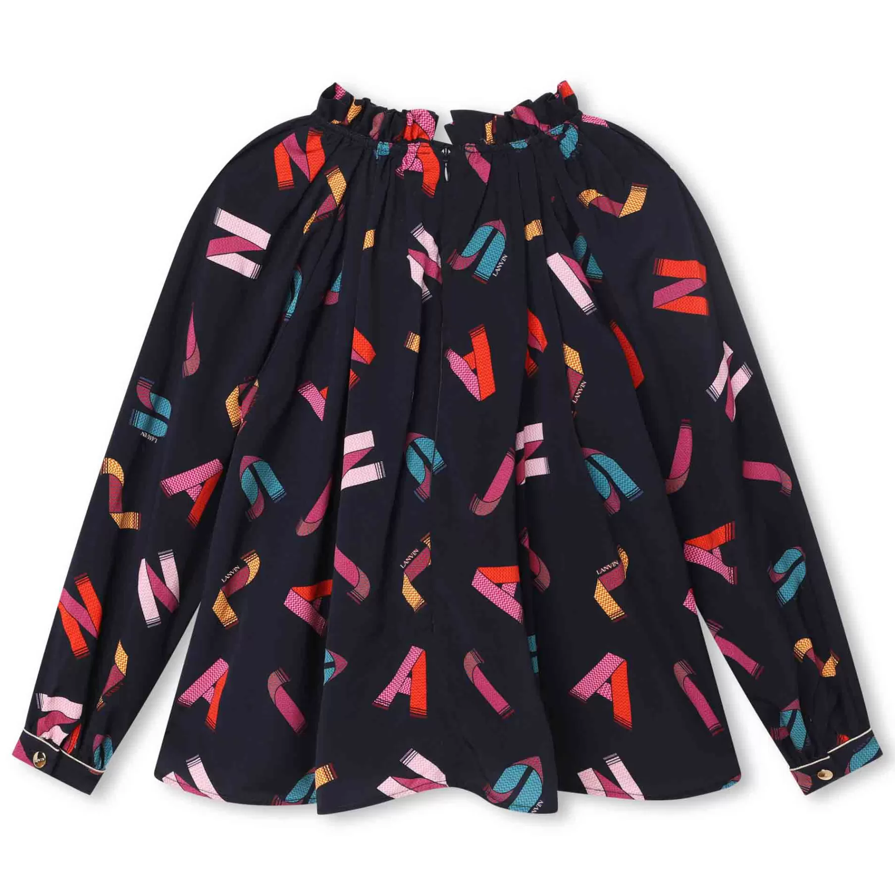 Fille LANVIN Blouse Fluide Imprimee