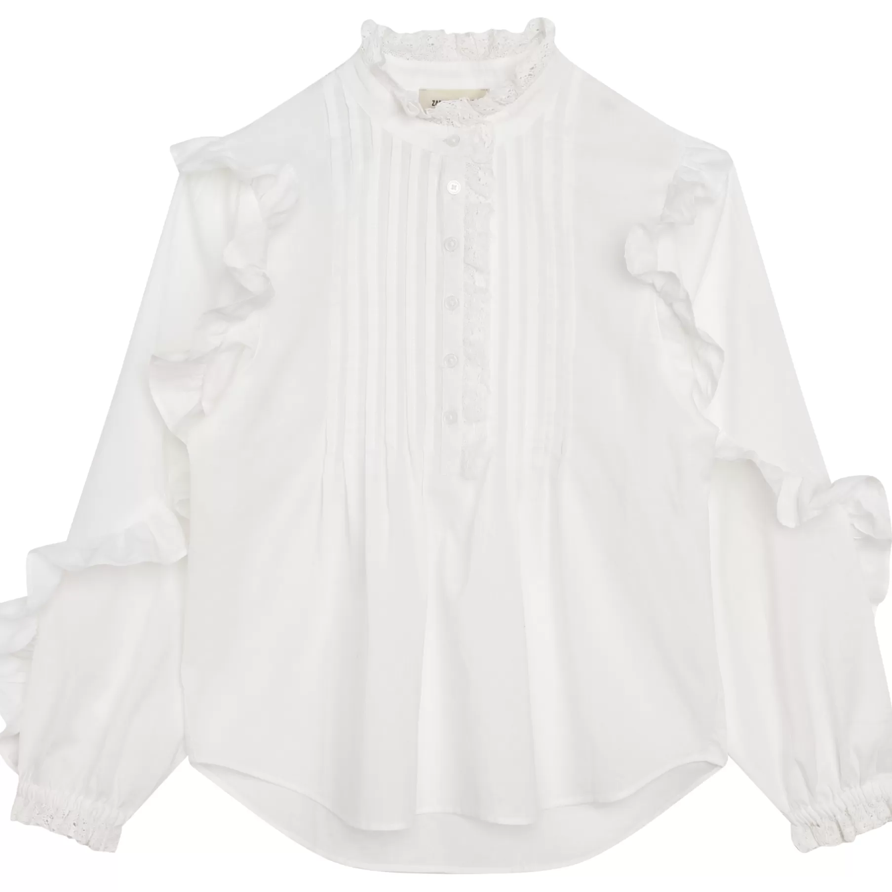 Fille ZADIG & VOLTAIRE Blouse Volantee En Coton