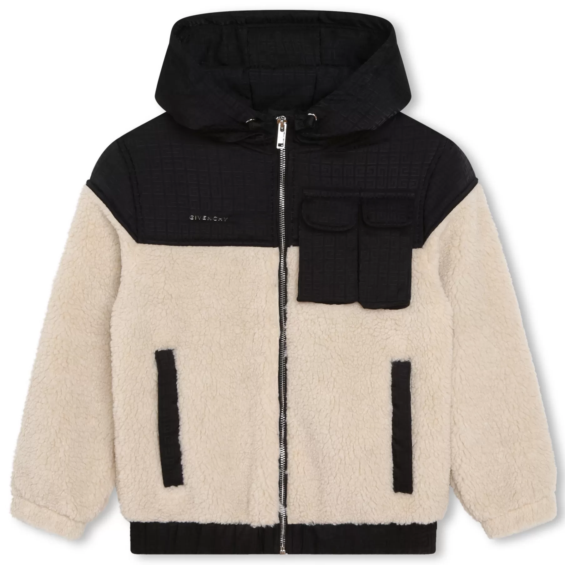 Garçon GIVENCHY Blouson Bi-Matiere A Capuche