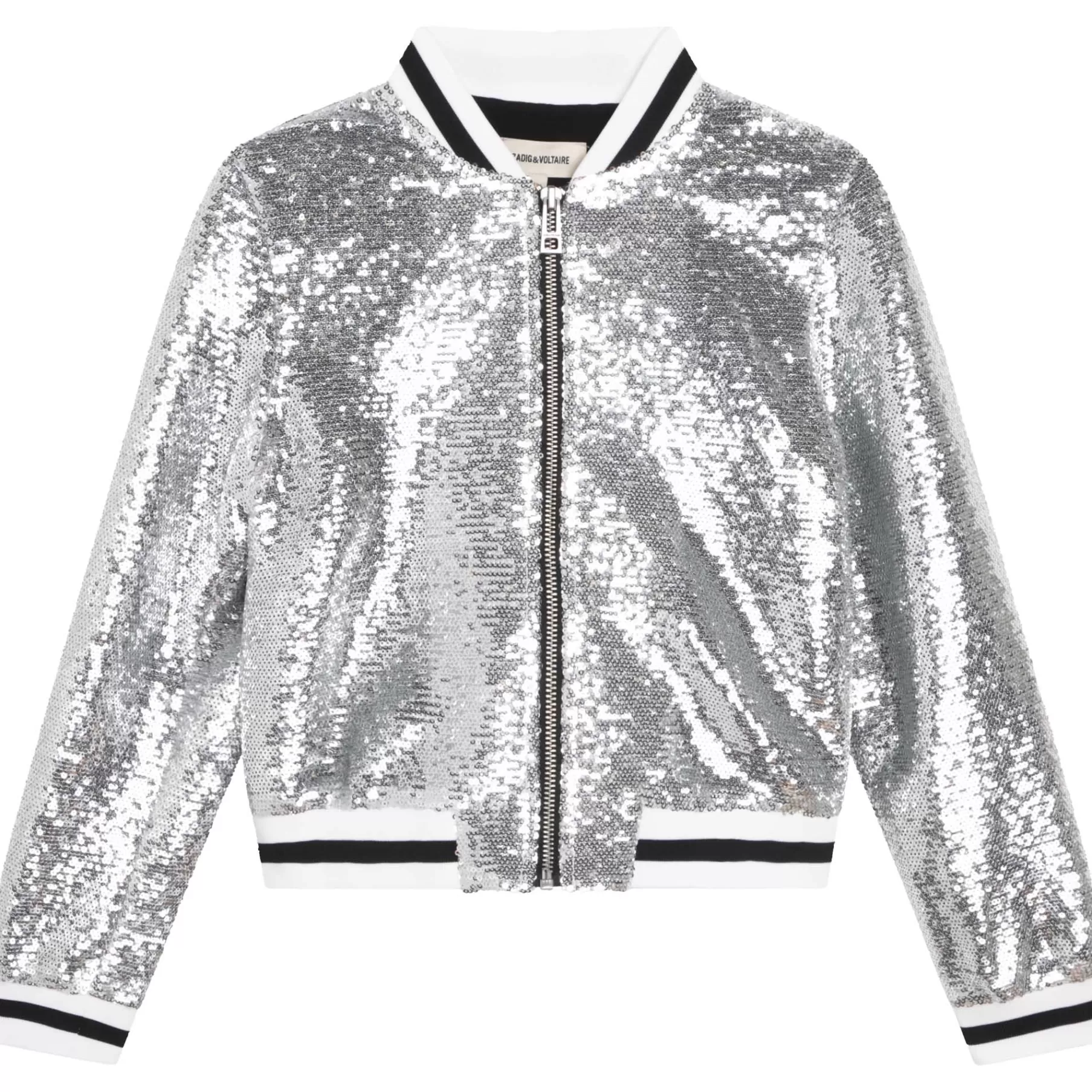 Fille ZADIG & VOLTAIRE Bomber Zippe En Sequins