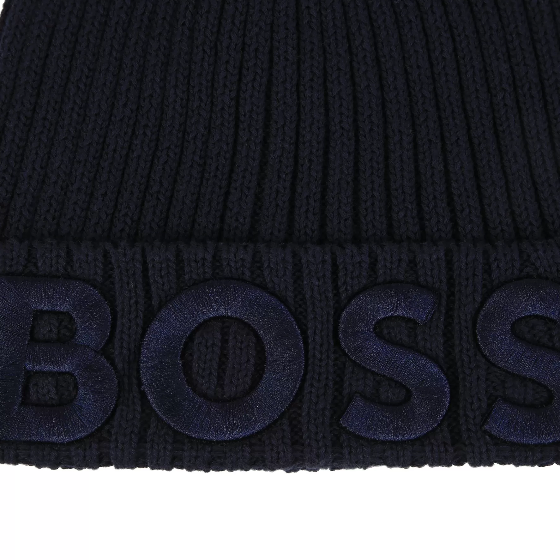 Garçon BOSS Bonnet A Cotes En Coton