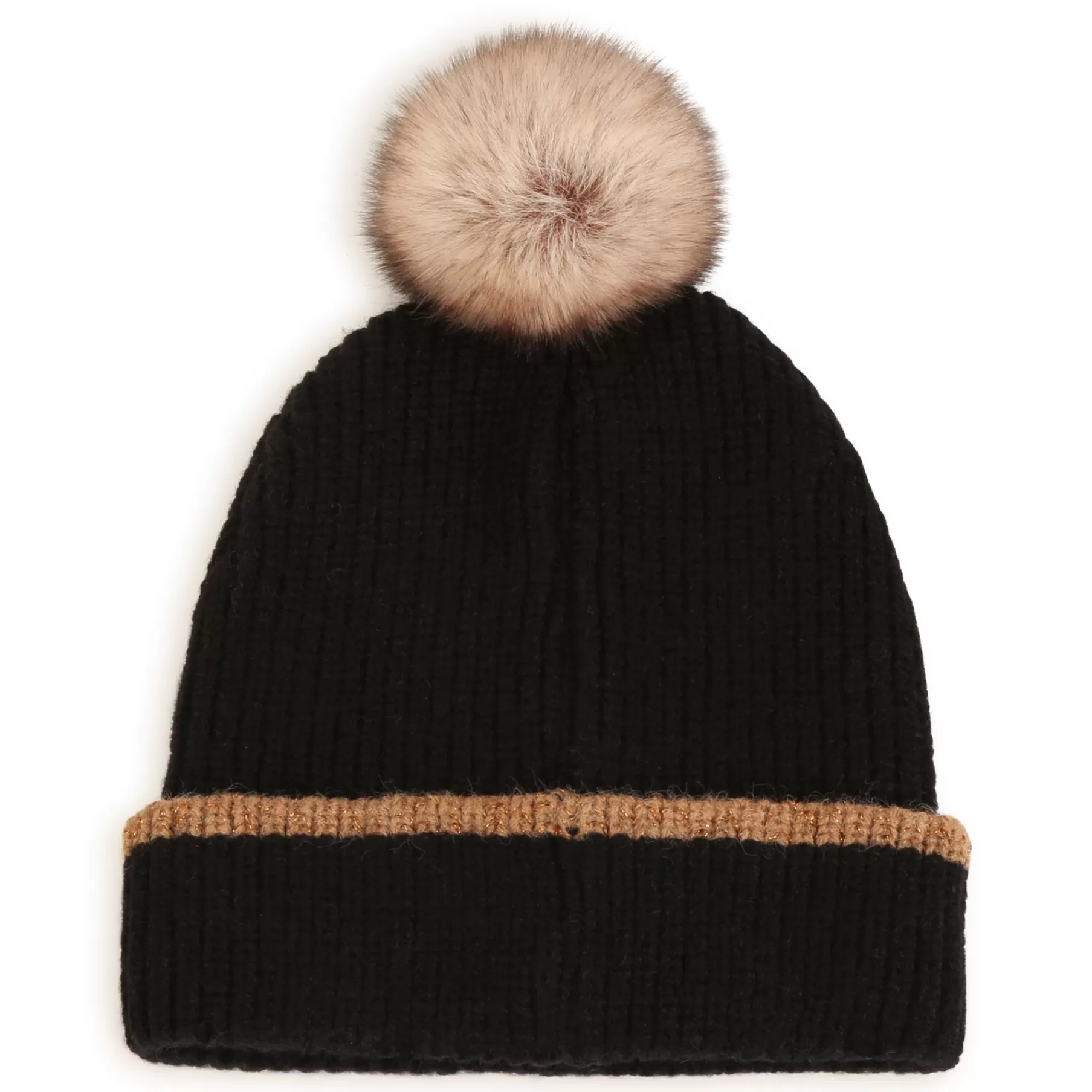 Fille BOSS Bonnet Brode Avec Pompon