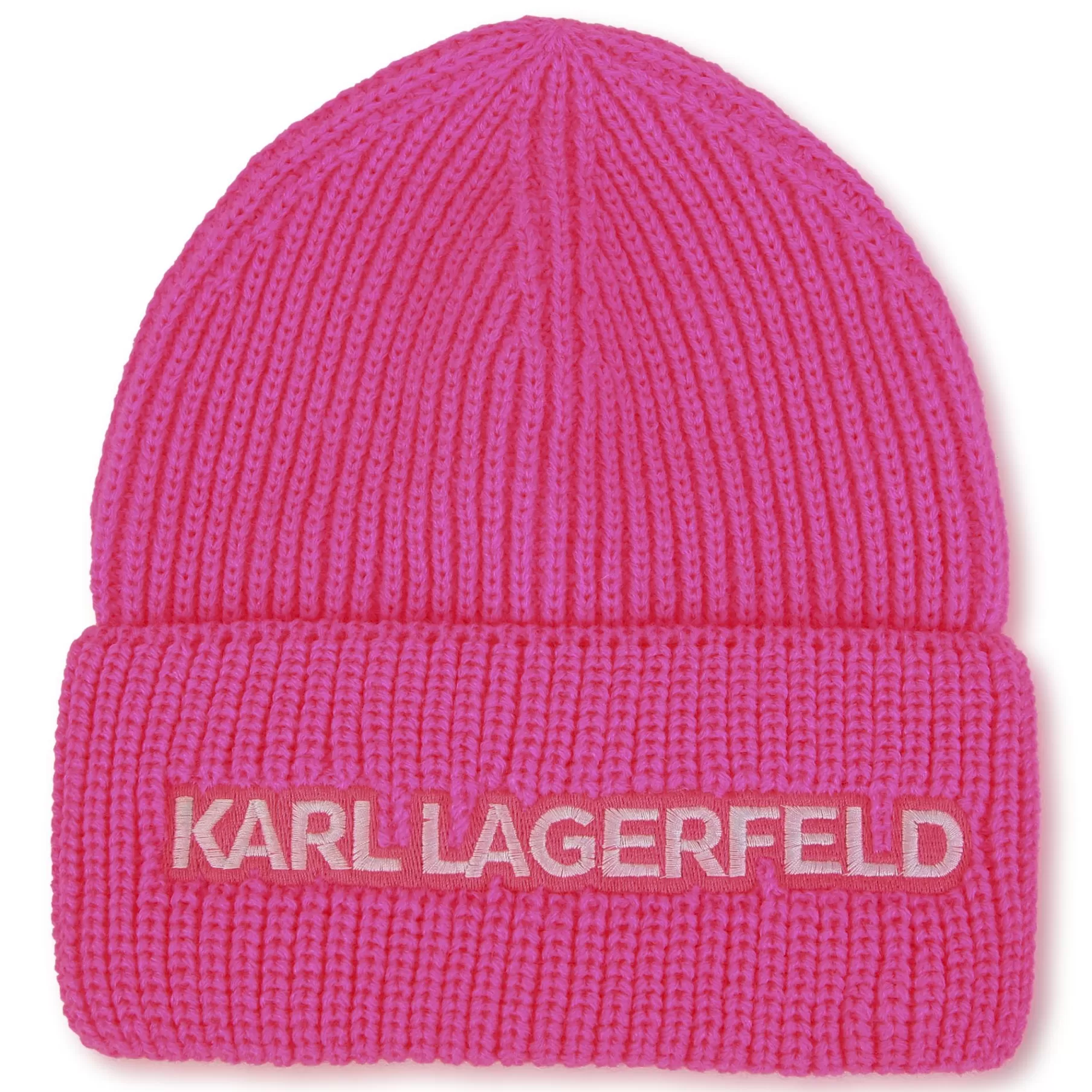 Fille KARL LAGERFELD KIDS Bonnet En Tricot Avec Broderie