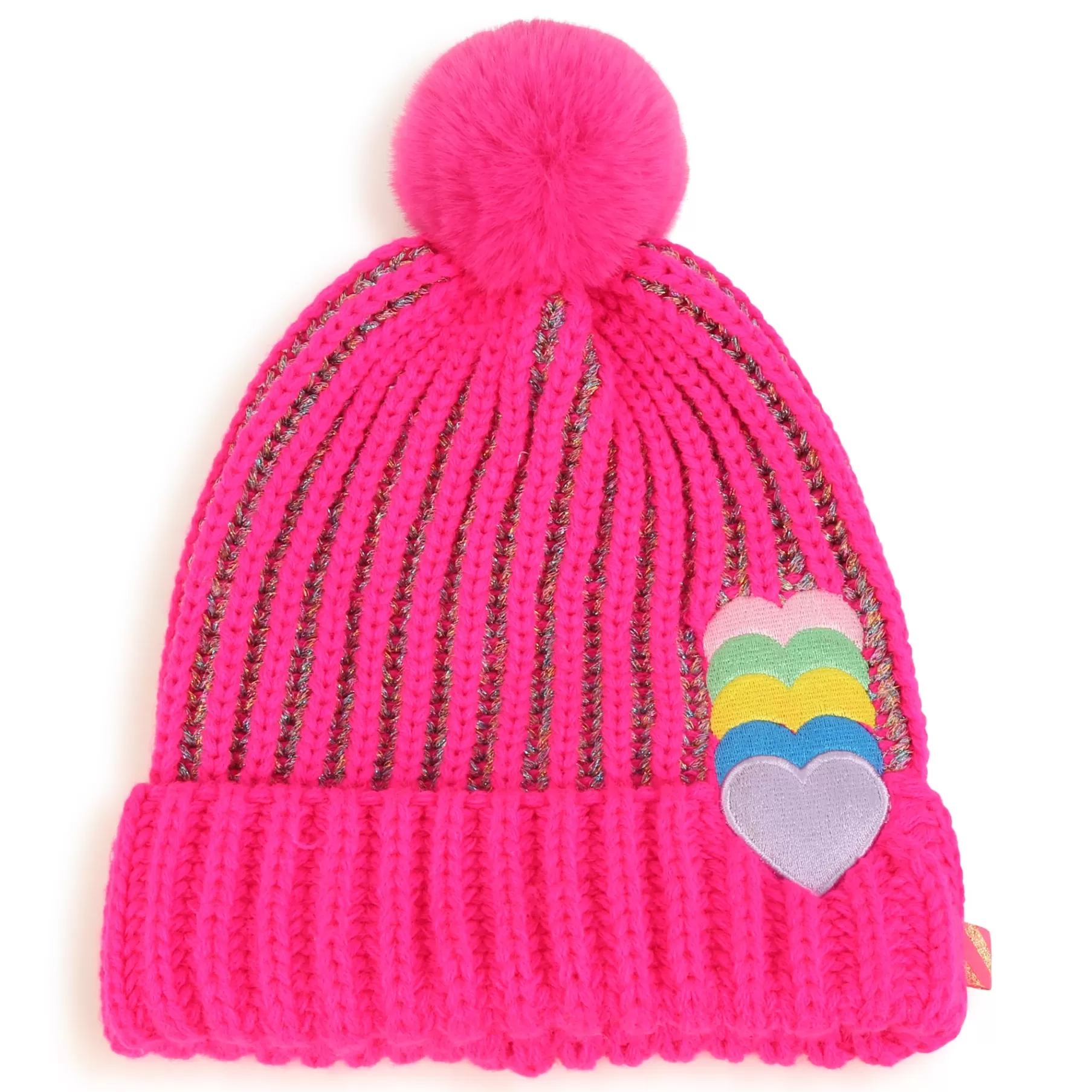 Fille BILLIEBLUSH Bonnet Raye Avec Coeurs