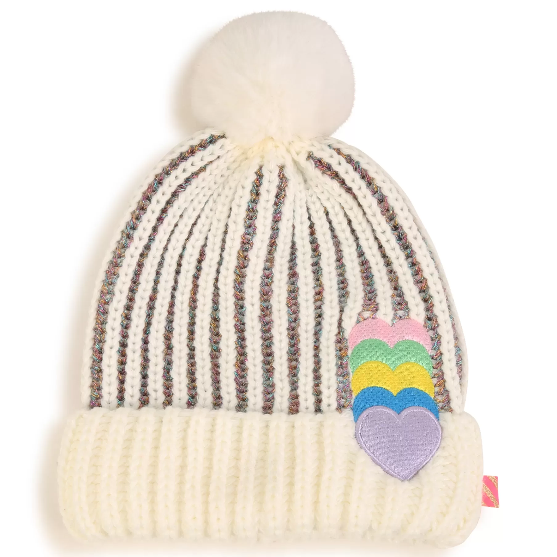 Fille BILLIEBLUSH Bonnet Raye Avec Coeurs