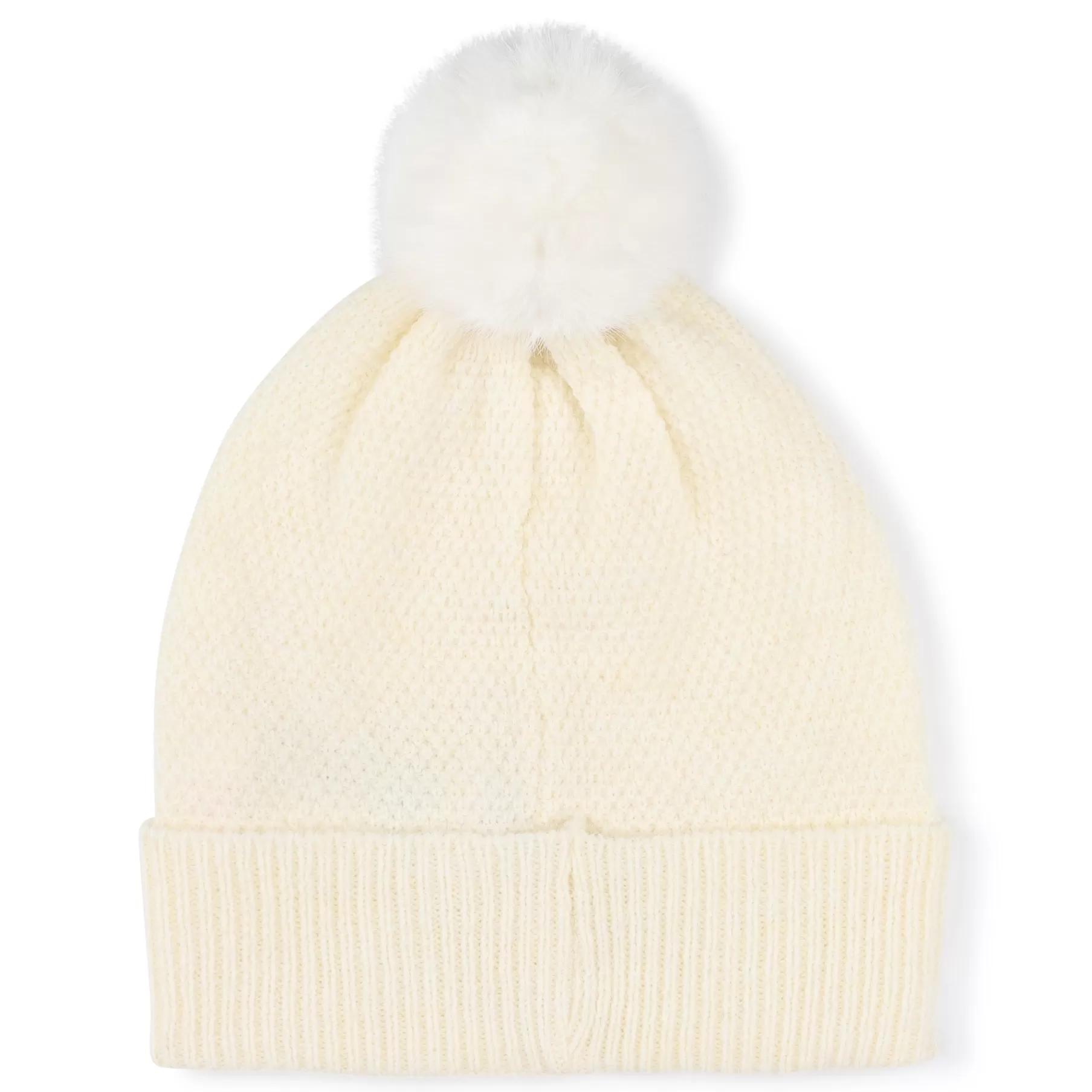 Fille MICHAEL KORS Bonnet Tricot Brode A Pompon