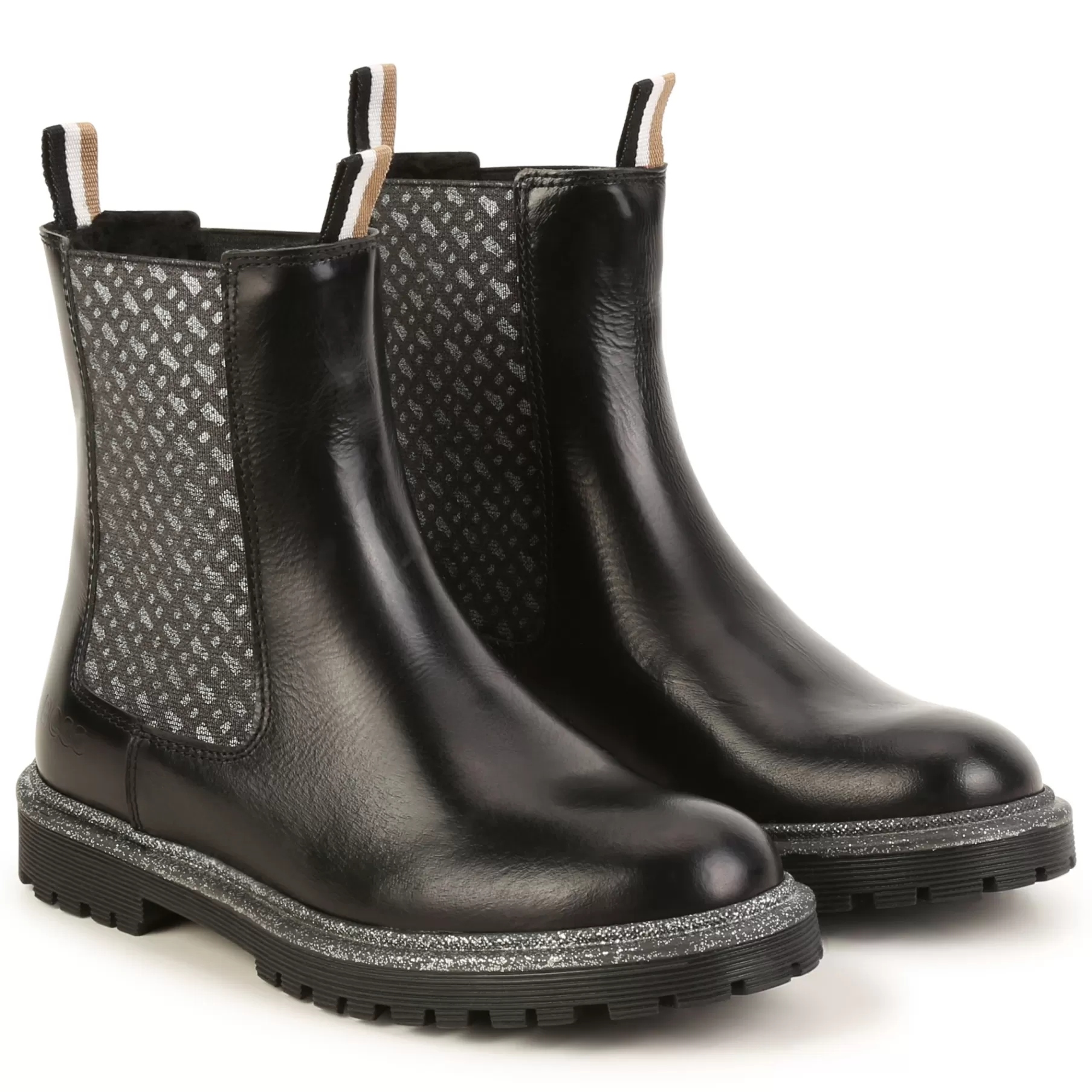 Fille BOSS Bottines Elastiquees En Cuir