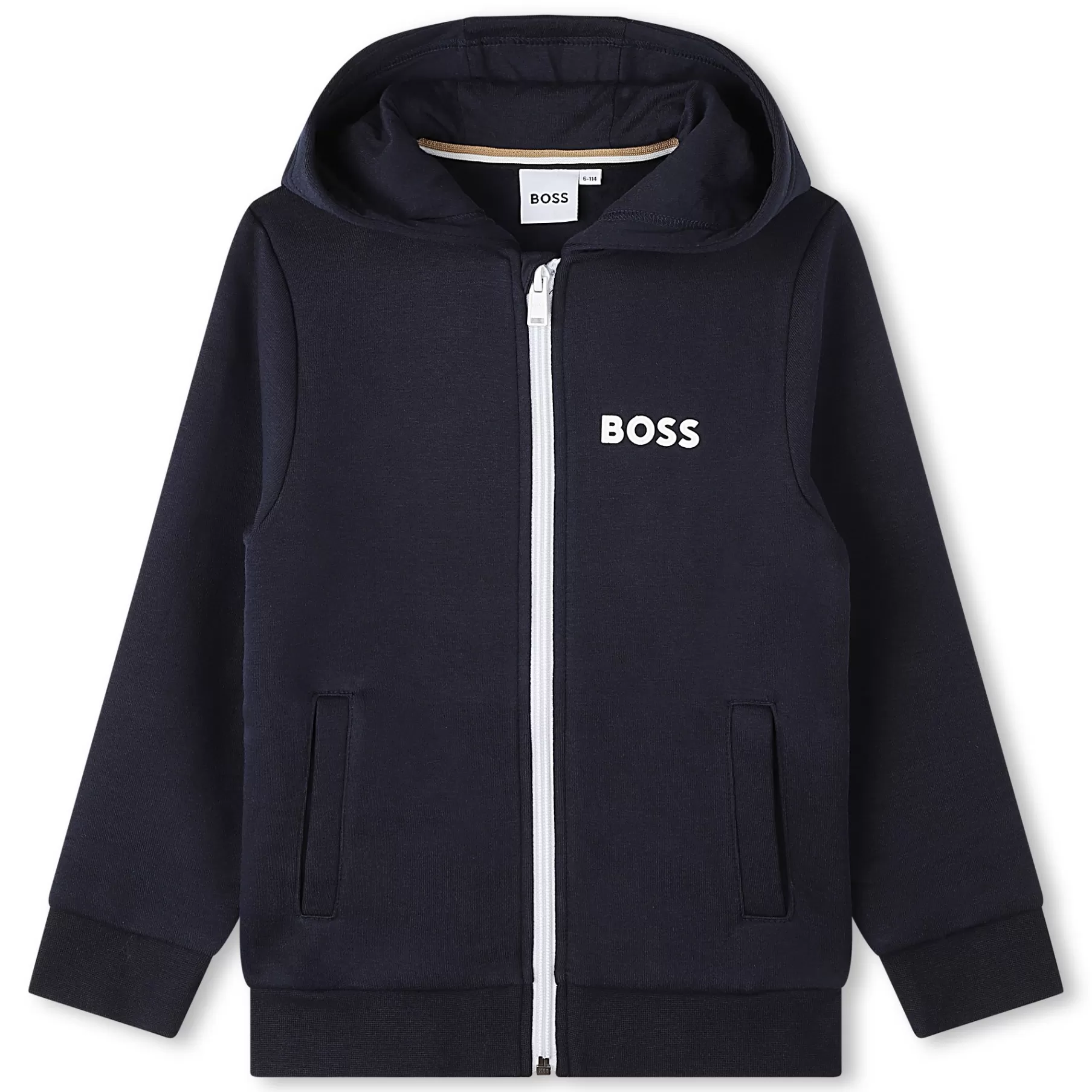 Garçon BOSS Cardigan A Capuche