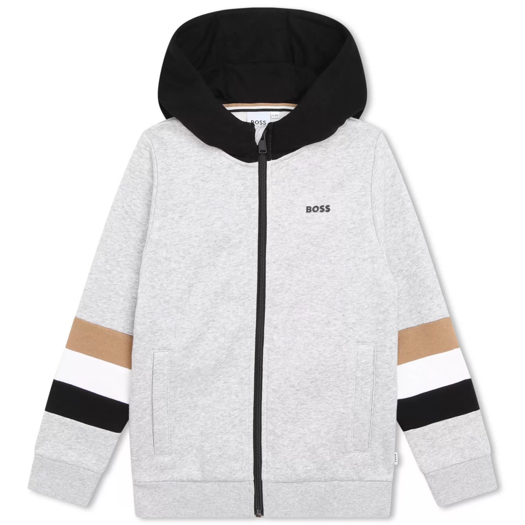 Garçon BOSS Cardigan A Capuche