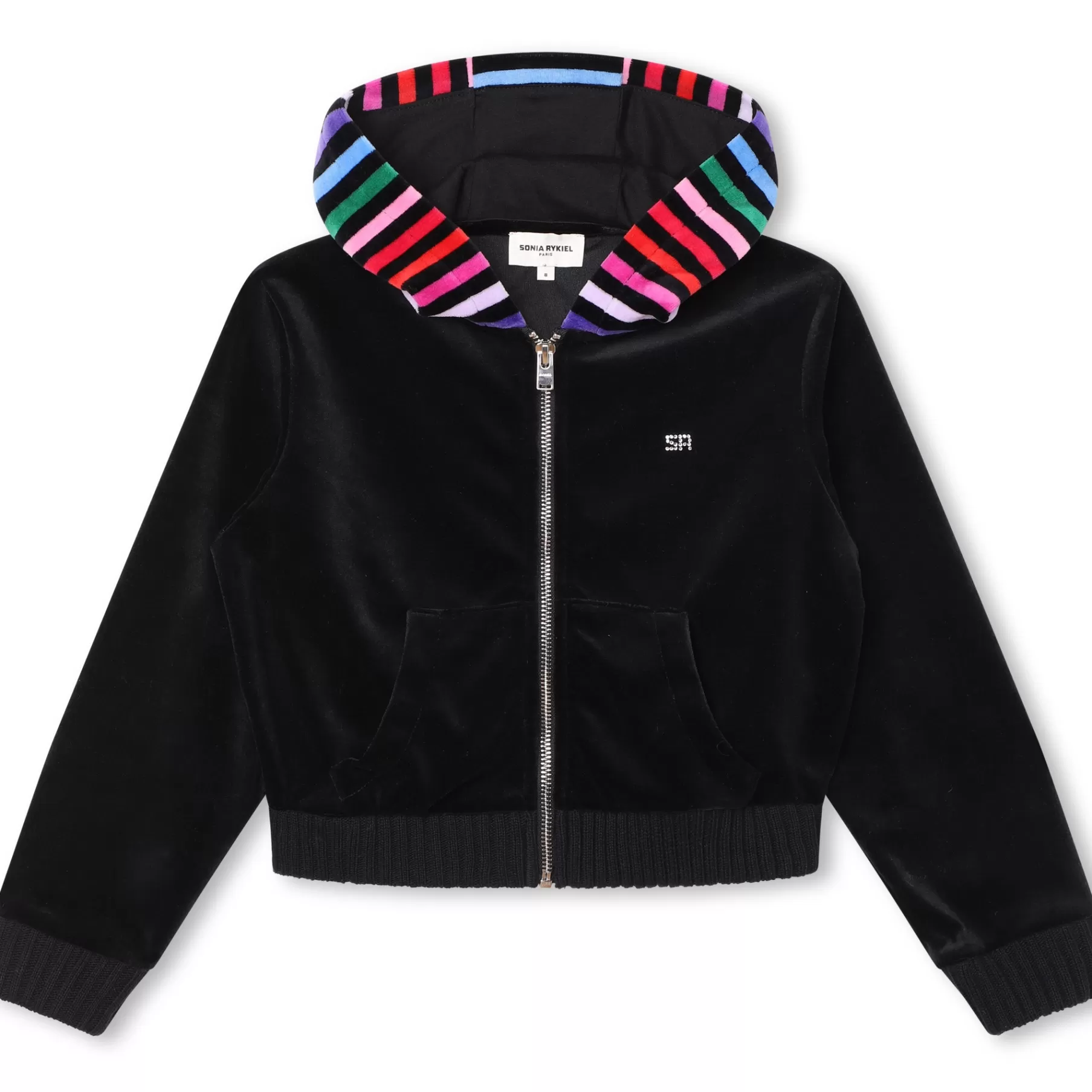 Fille SONIA RYKIEL Cardigan A Capuche En Velours