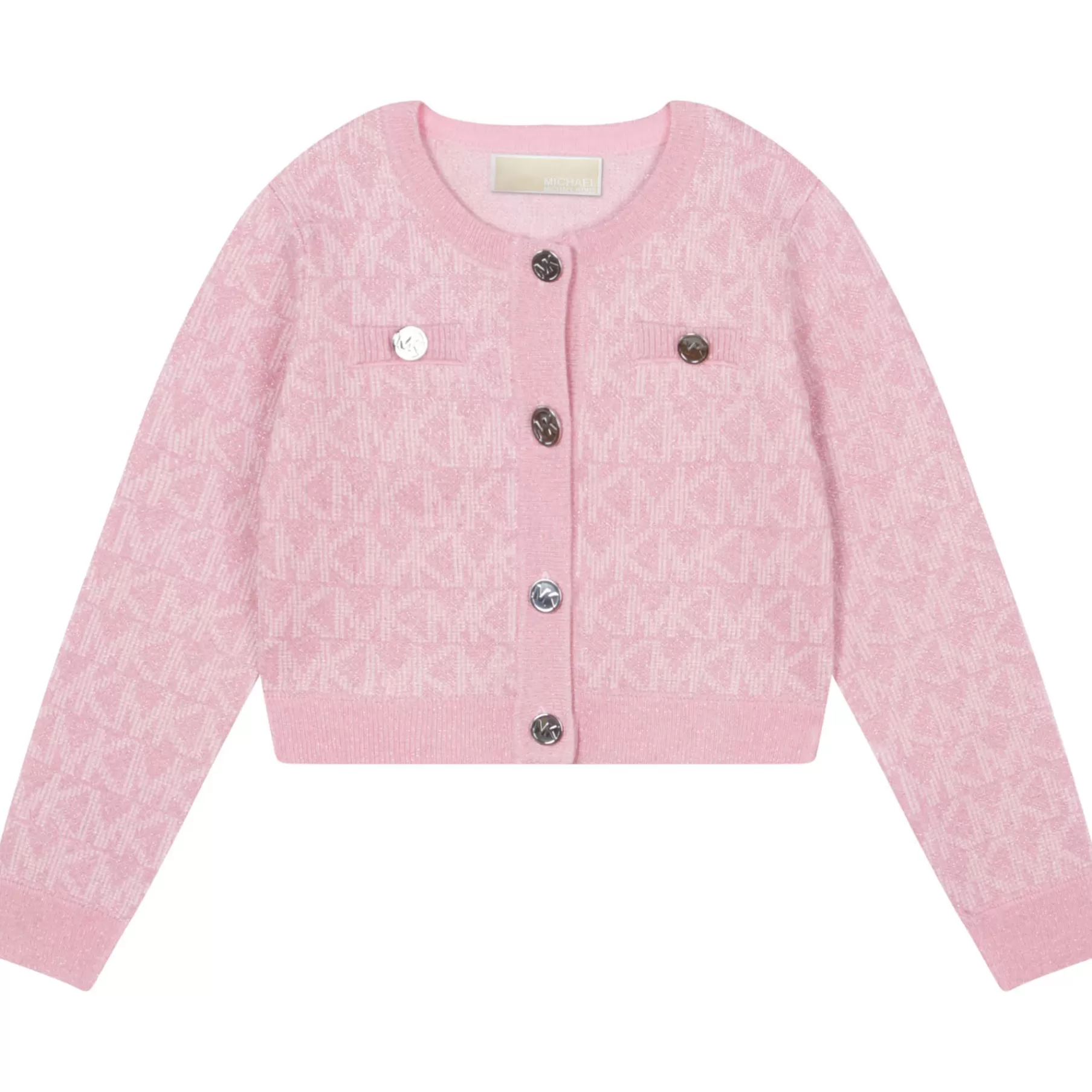 Fille MICHAEL KORS Cardigan Boutonne En Tricot