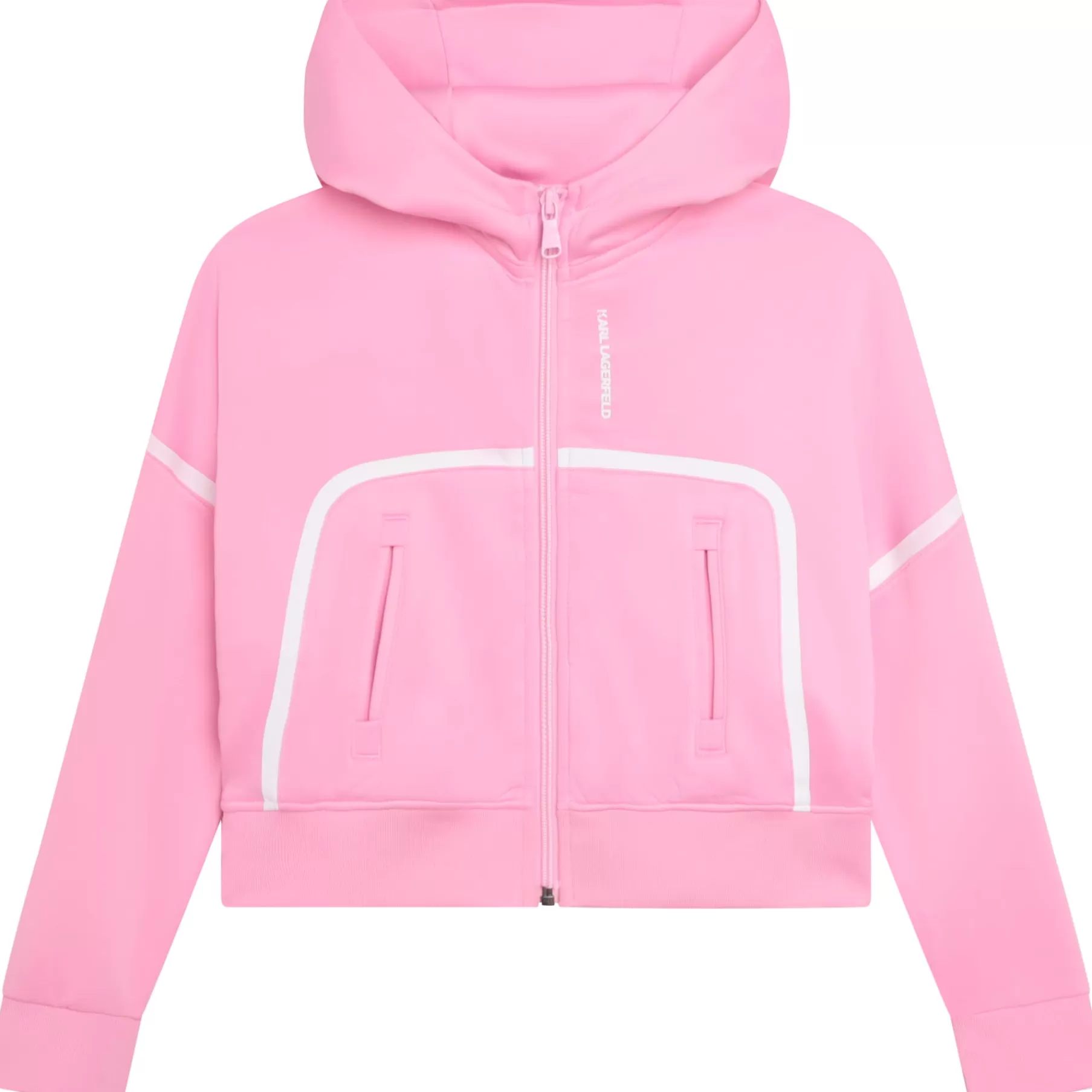 Fille KARL LAGERFELD KIDS Cardigan De Jogging A Capuche